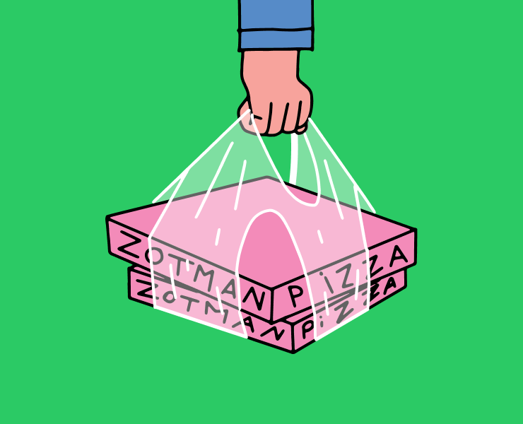 Акция для Zotman Pizza на Dprofile