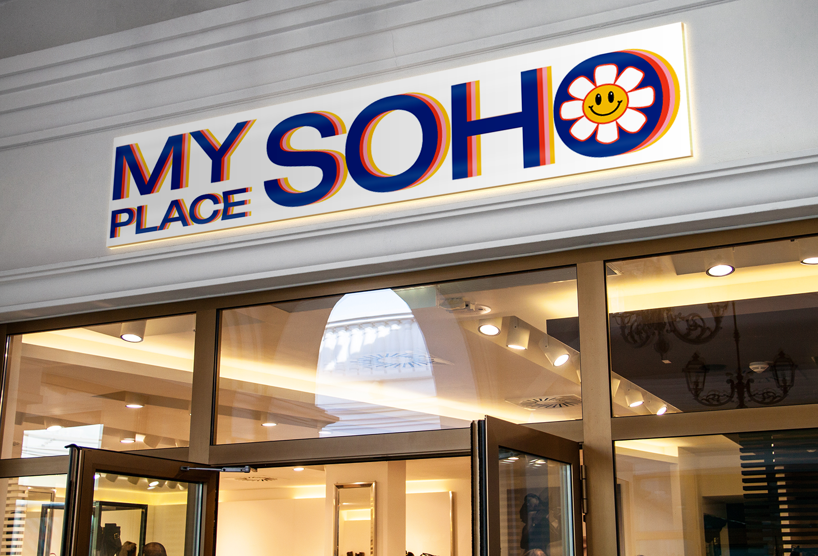 Лого для кофейни My Place Soho — Изображение №1 — Брендинг, Графика на Dprofile