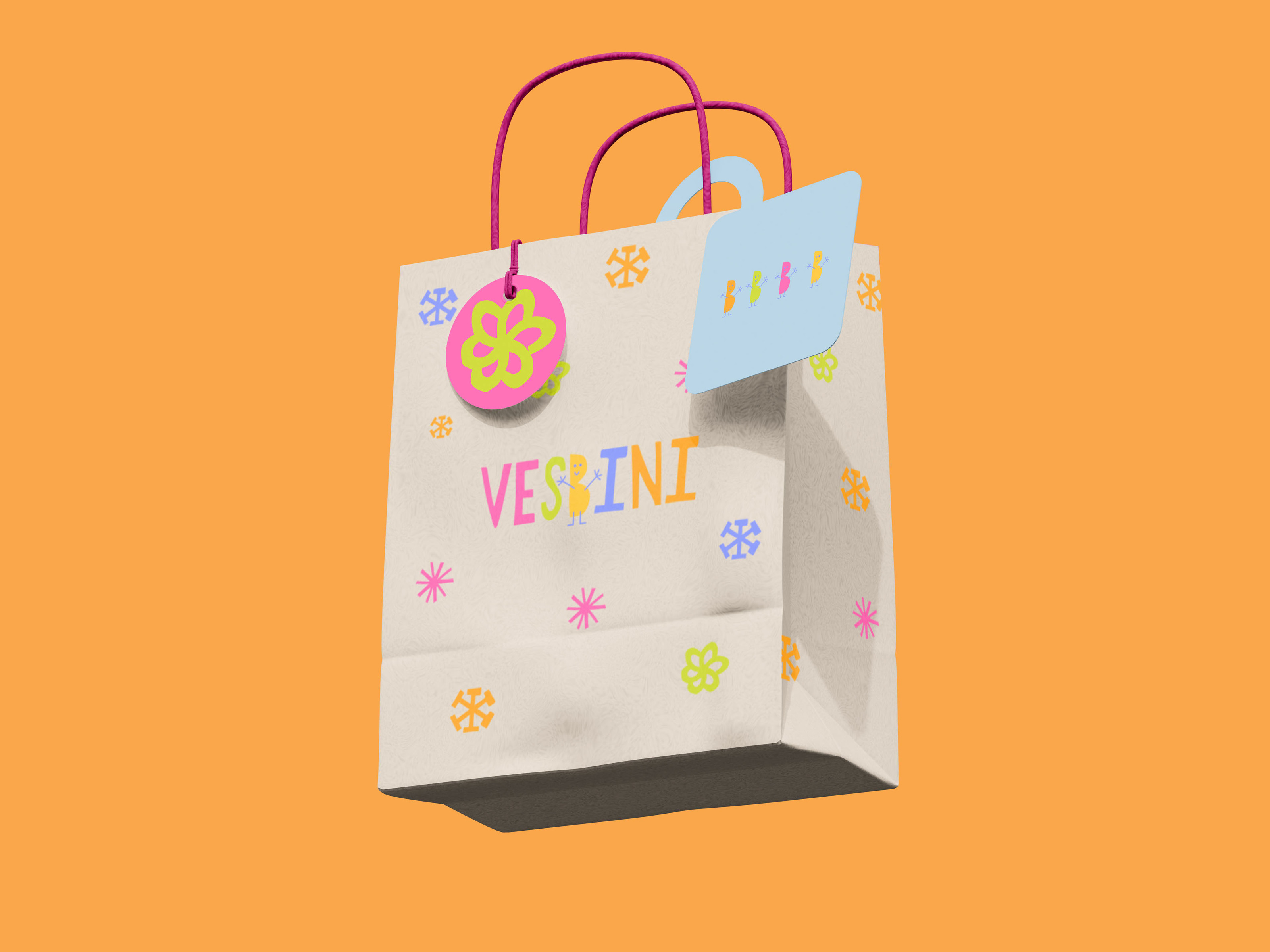 Айдентика для магазина детской одежды "VESBINI" — Изображение №3 — Брендинг на Dprofile