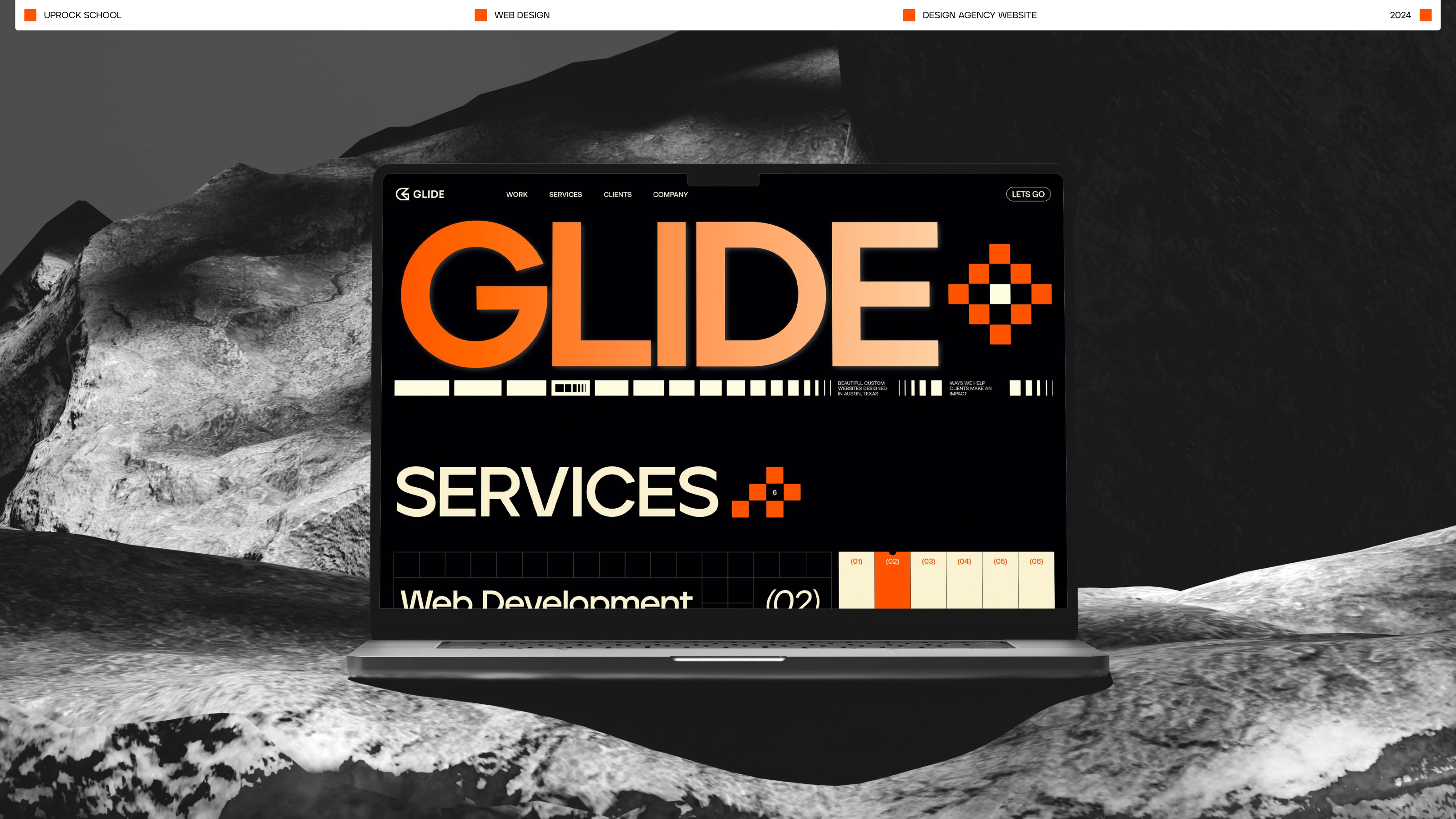 Agency website redesign | Glide design — Изображение №1 — Интерфейсы на Dprofile