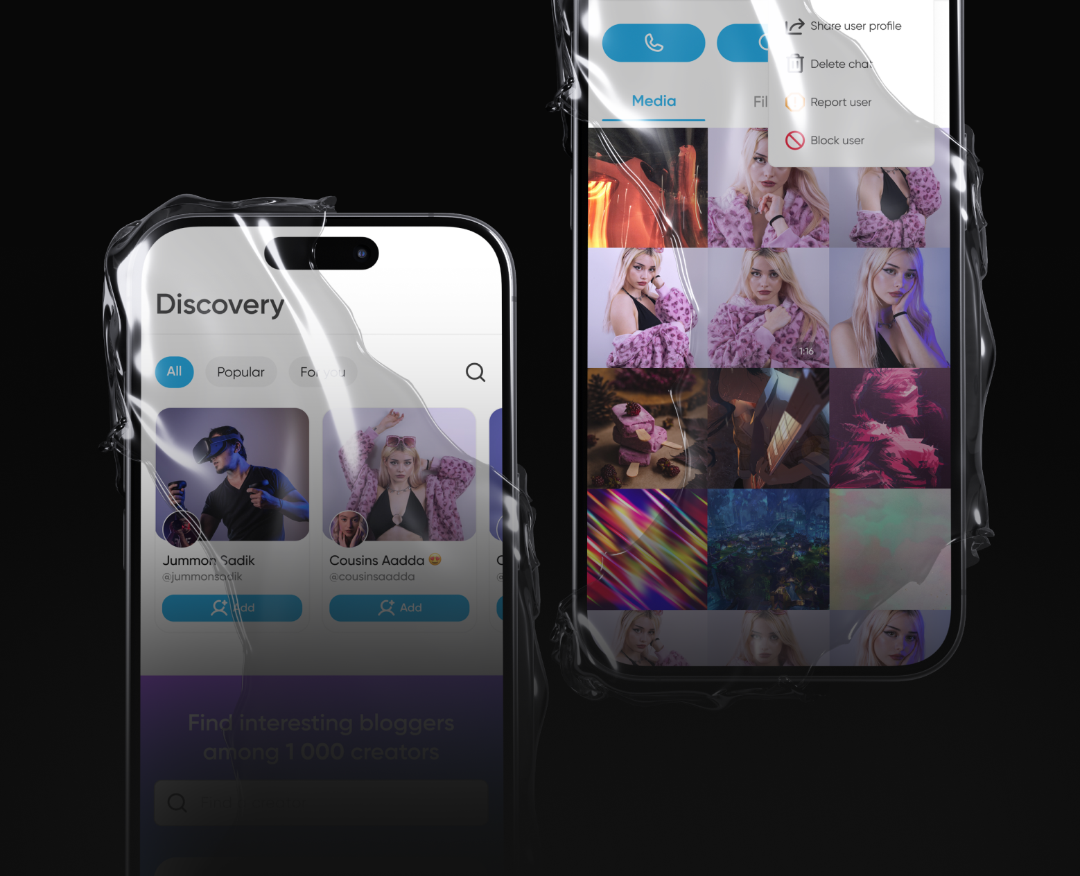 Upsenger — Blogger messenger — Интерфейсы, Брендинг на Dprofile