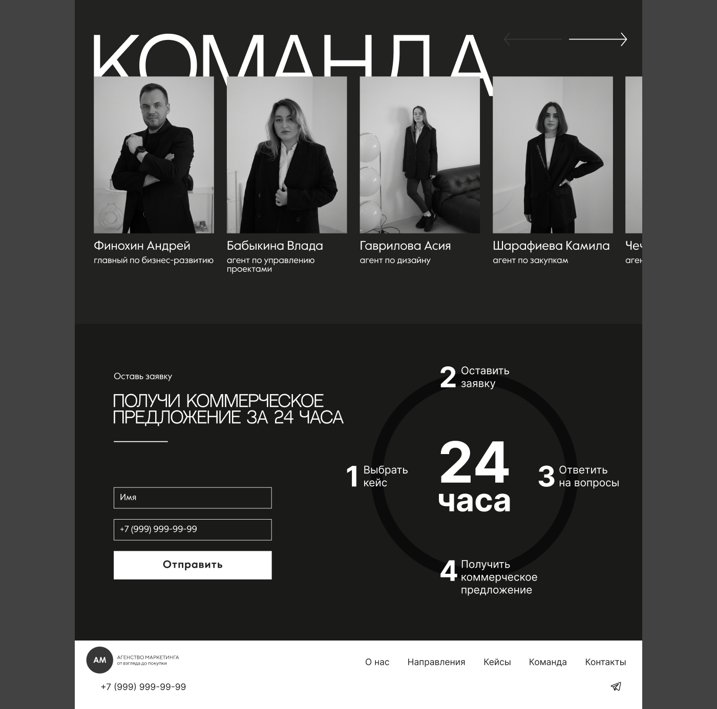 Агентство маркетинга — Изображение №8 — Интерфейсы на Dprofile