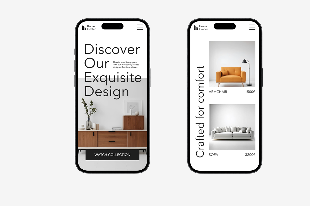 Furniture shop — Изображение №5 — Интерфейсы на Dprofile