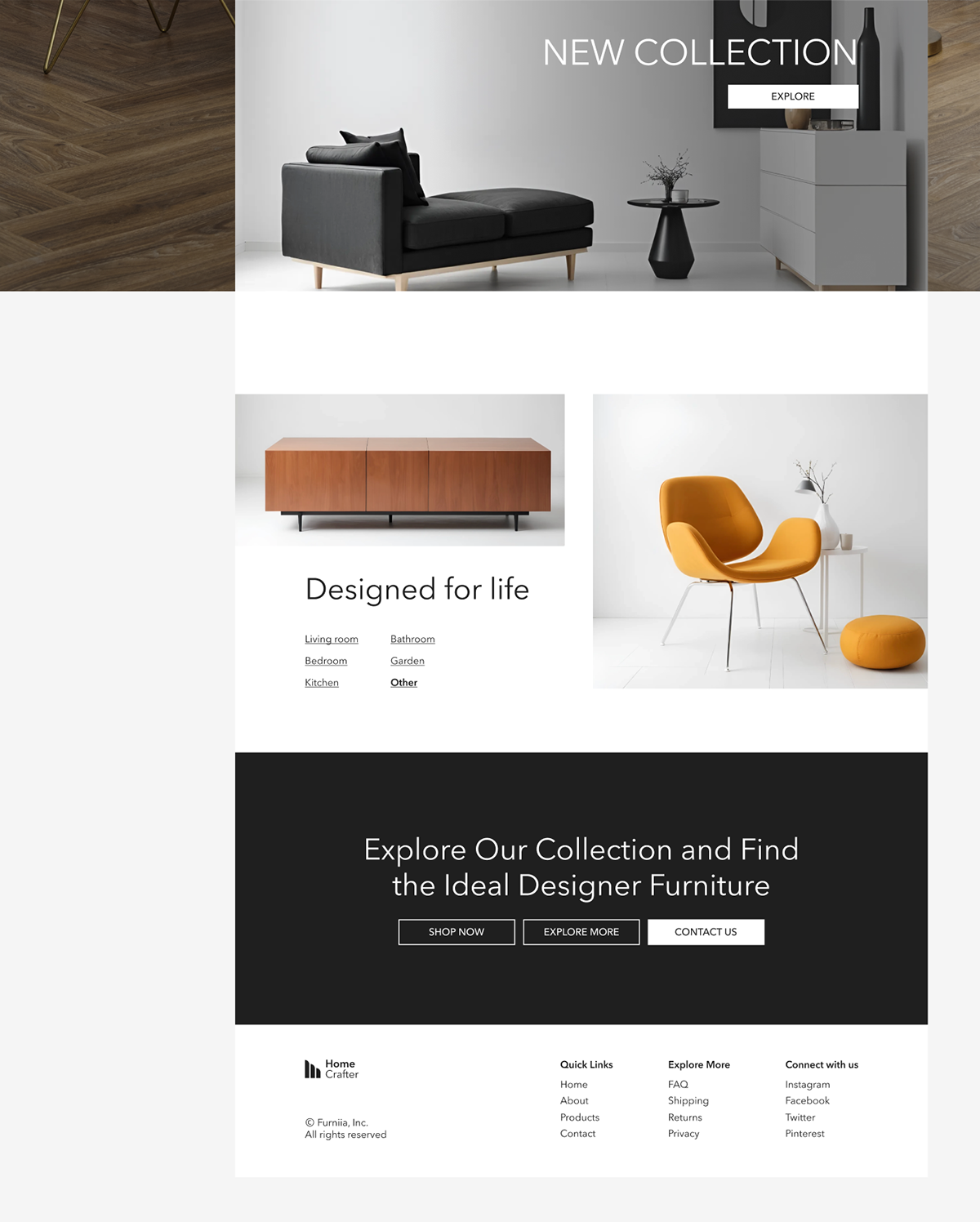 Furniture shop — Изображение №4 — Интерфейсы на Dprofile