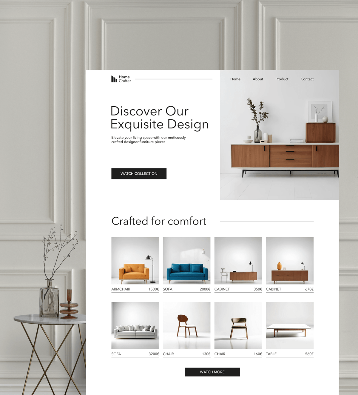 Furniture shop — Изображение №3 — Интерфейсы на Dprofile