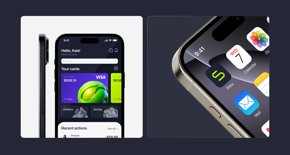 Sfera - fintech app — Изображение №8 — Интерфейсы на Dprofile