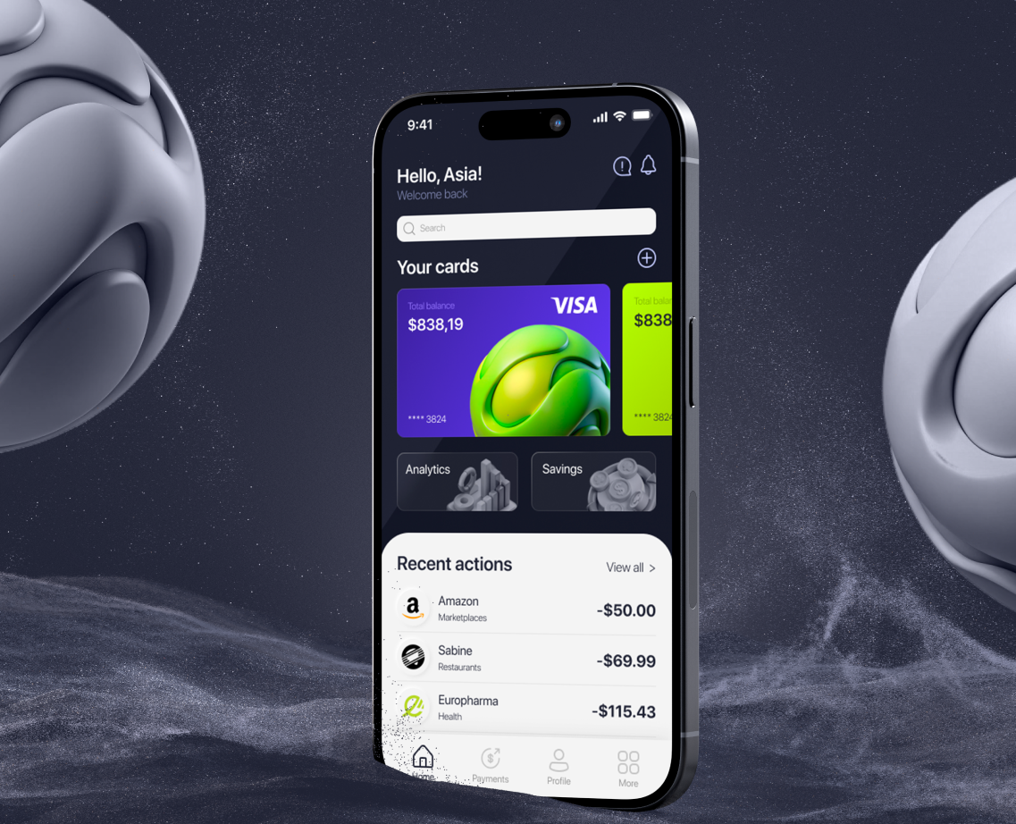 Sfera - fintech app на Dprofile