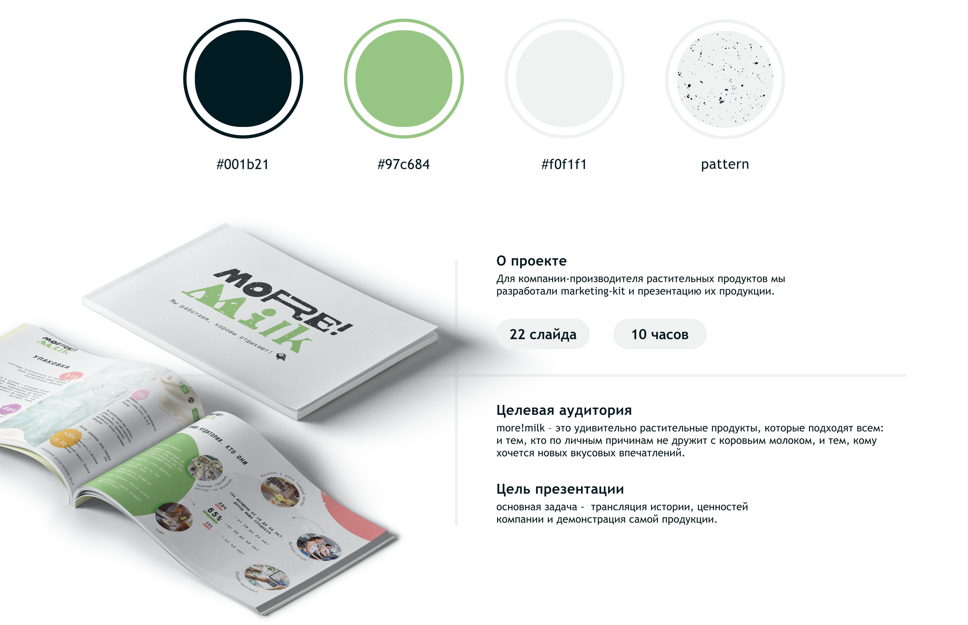 Presentation design for More!Milk — Изображение №2 — Графика, Маркетинг на Dprofile