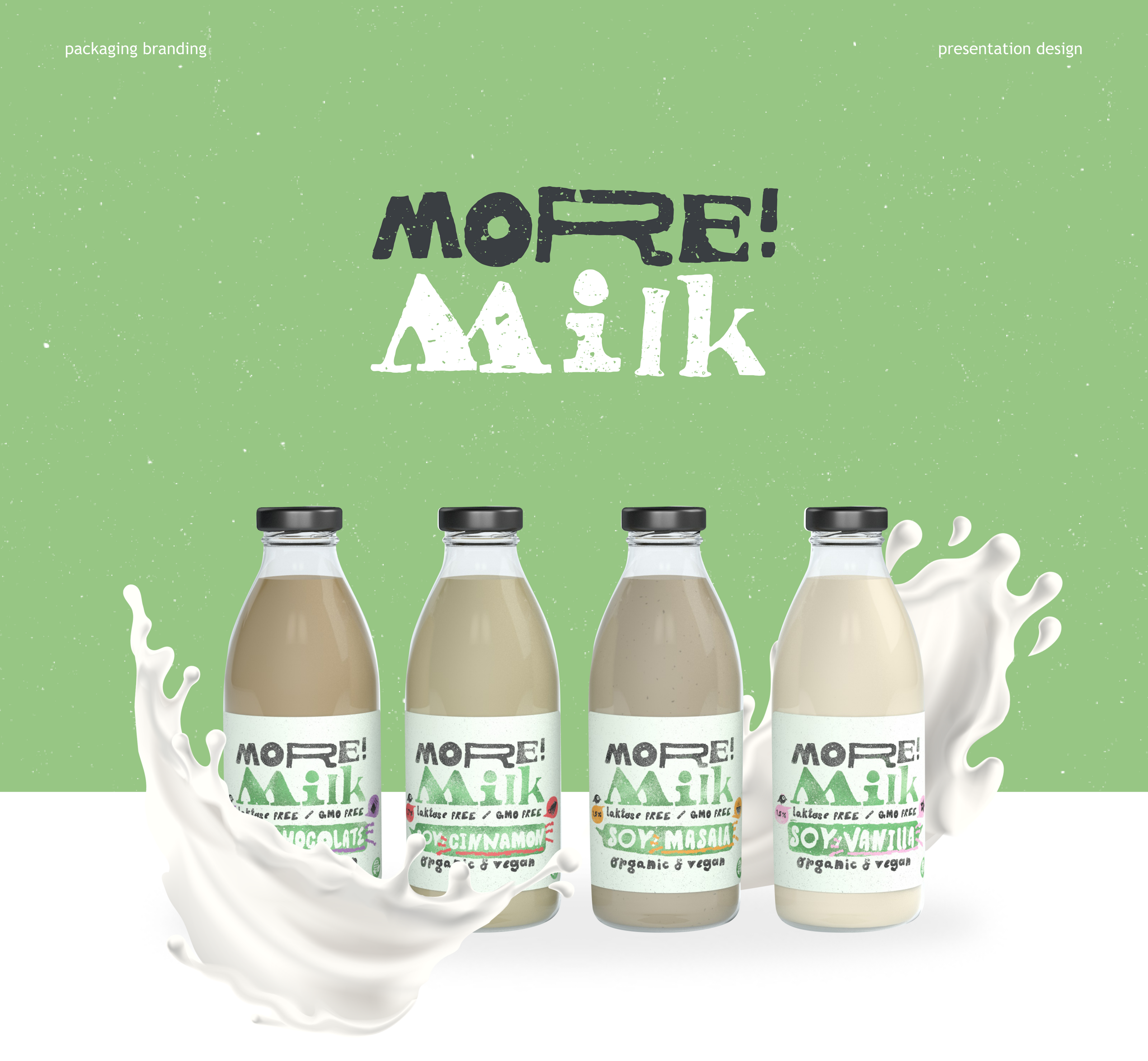 Presentation design for More!Milk — Изображение №1 — Графика, Маркетинг на Dprofile