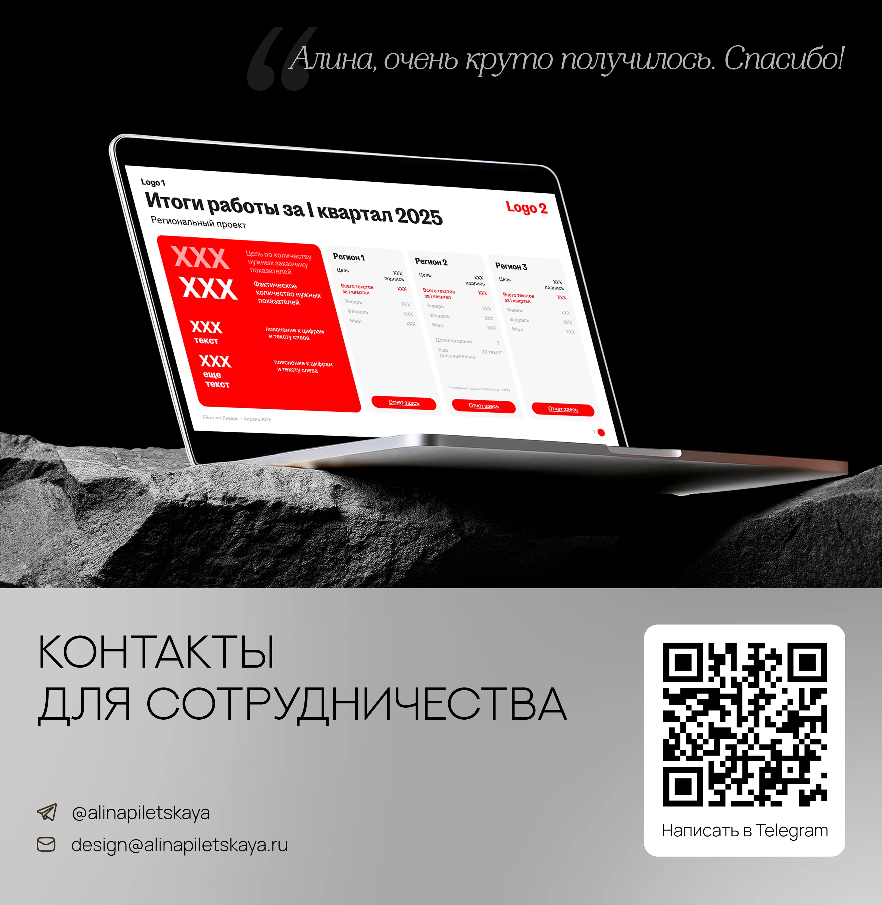 Отчетная презентация, PR-отчет — Изображение №5 — Графика, Маркетинг на Dprofile