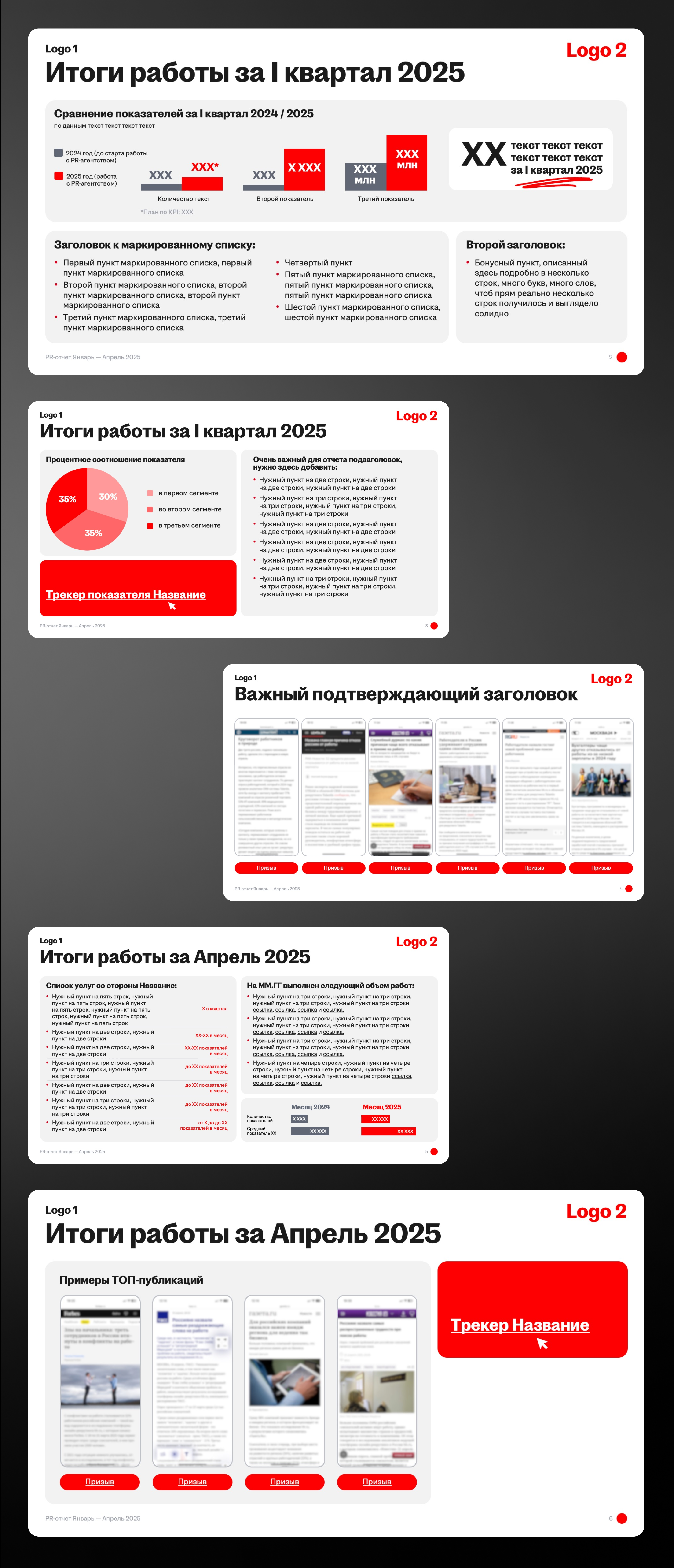 Отчетная презентация, PR-отчет — Изображение №4 — Графика, Маркетинг на Dprofile