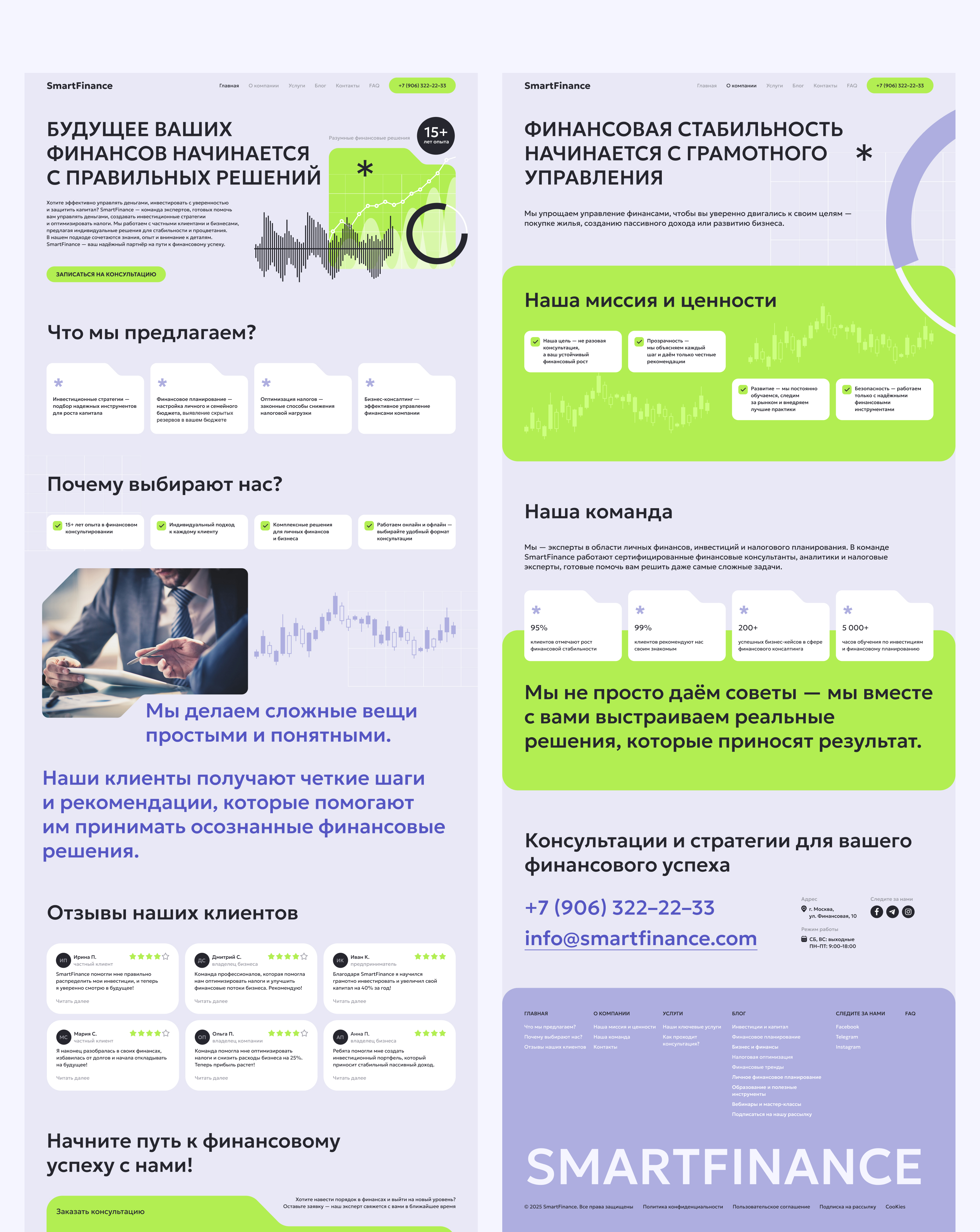 Корпоративный сайт для финансовой компании SmartFinance — Изображение №11 — Интерфейсы на Dprofile