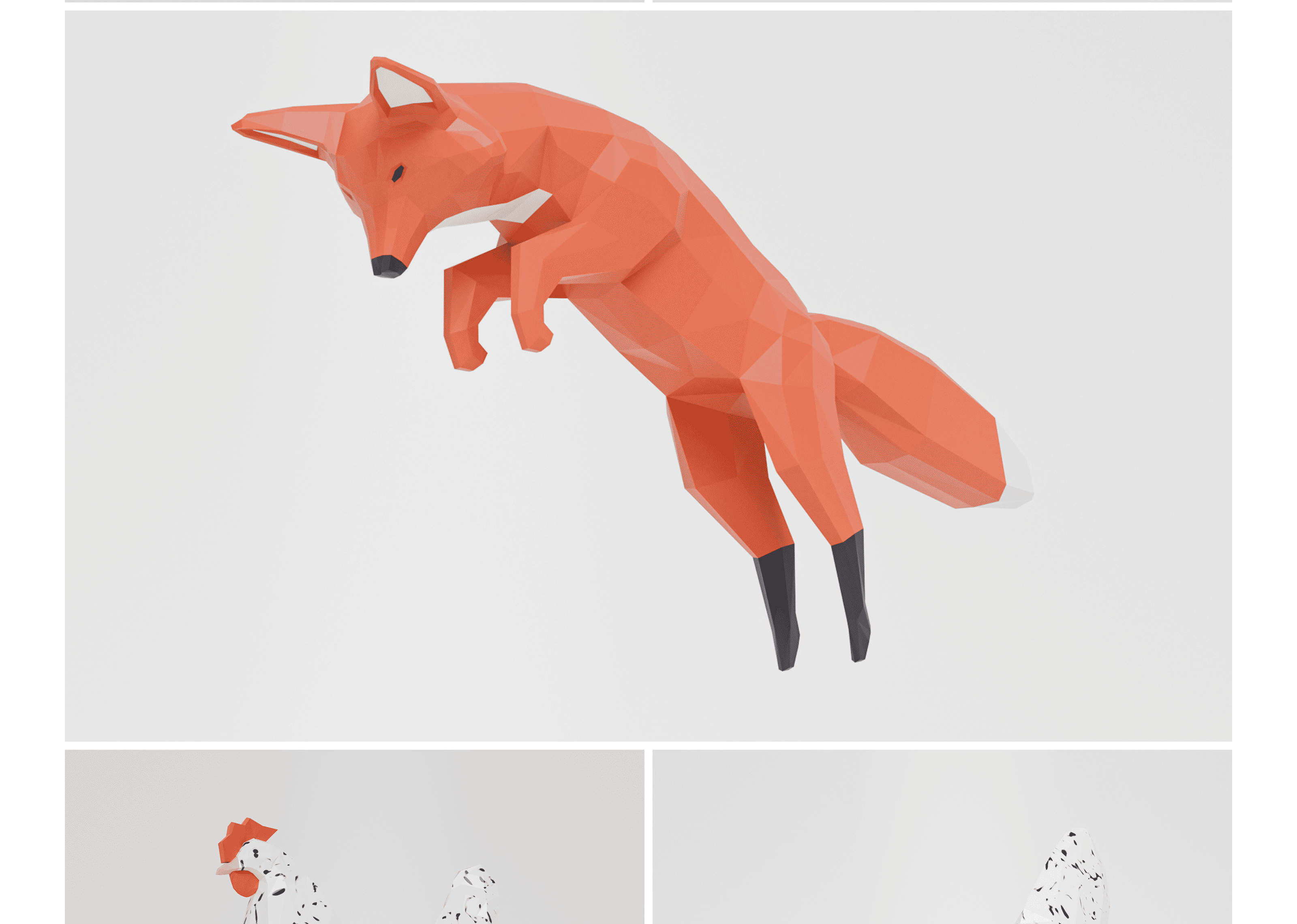 Концепт-сцена в стиле low-poly — Изображение №8 — Иллюстрация, 3D на Dprofile