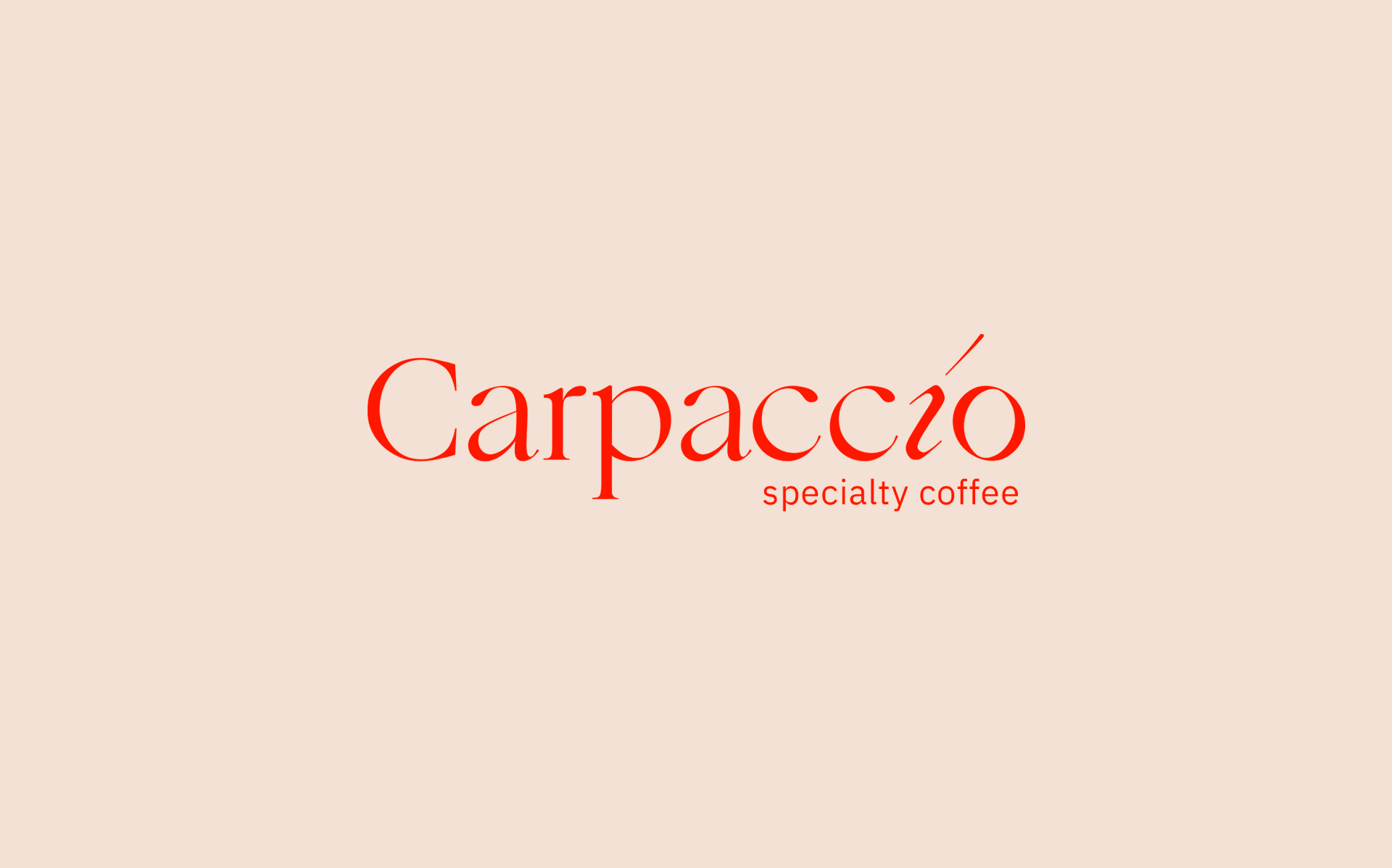 Carpaccio / Айдентика для кофейни в Петербурге — Изображение №2 — Брендинг, Графика на Dprofile