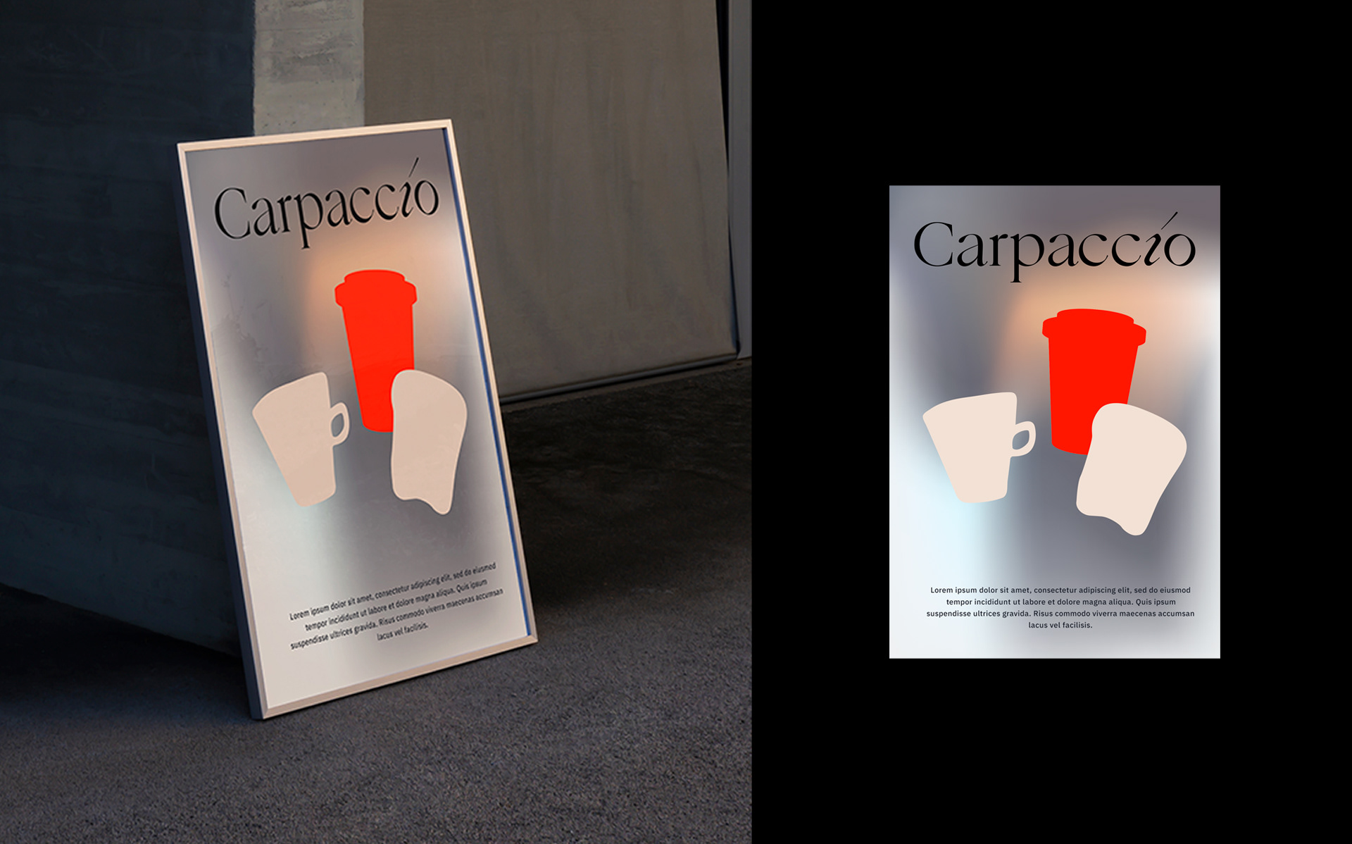 Carpaccio / Айдентика для кофейни в Петербурге — Изображение №3 — Брендинг, Графика на Dprofile