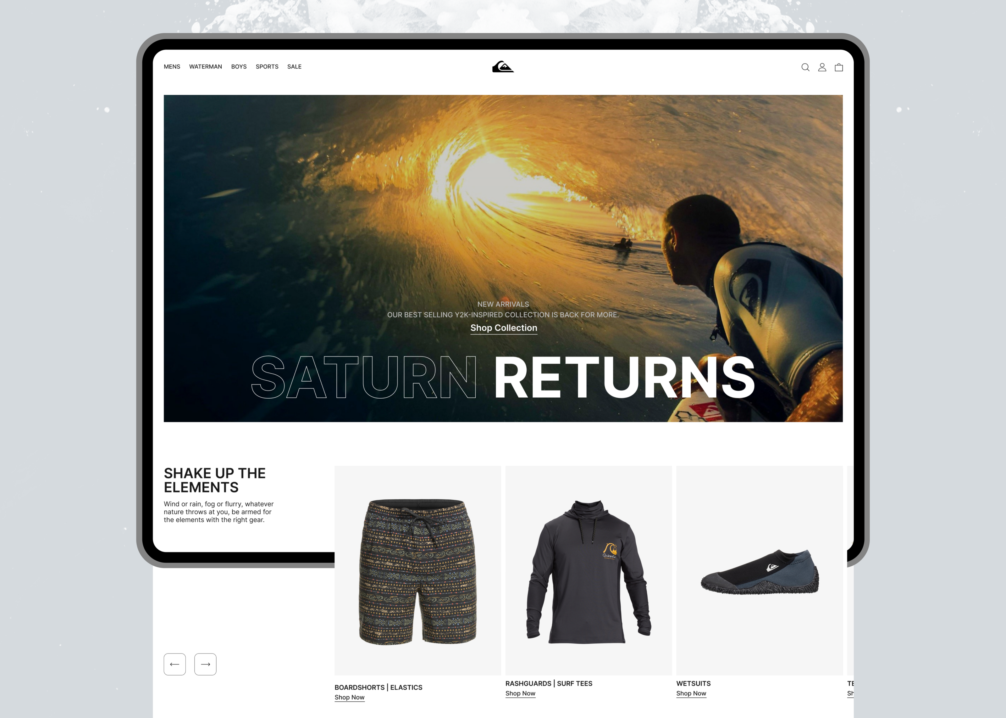 Quiksilver | E-commerce redesign — Изображение №3 — Интерфейсы на Dprofile