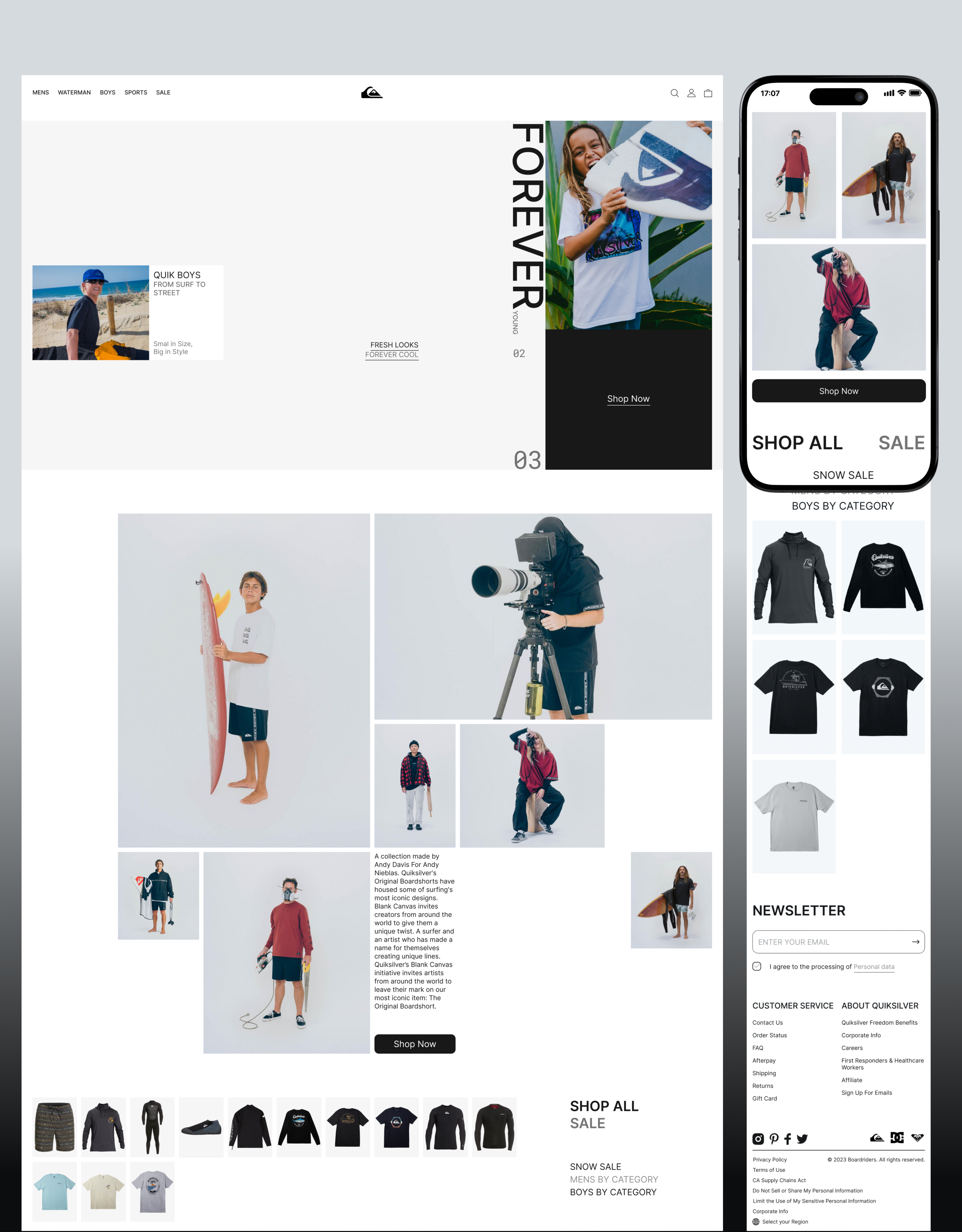 Quiksilver | E-commerce redesign — Изображение №14 — Интерфейсы на Dprofile