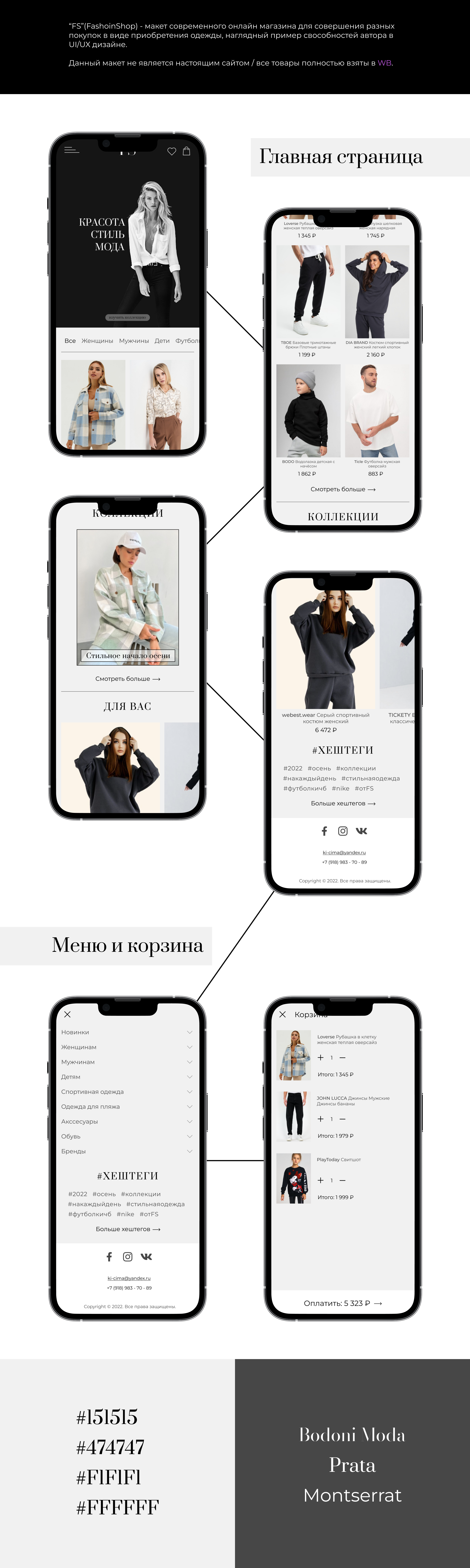 FS - макет онлайн магазина — Изображение №2 — Интерфейсы на Dprofile