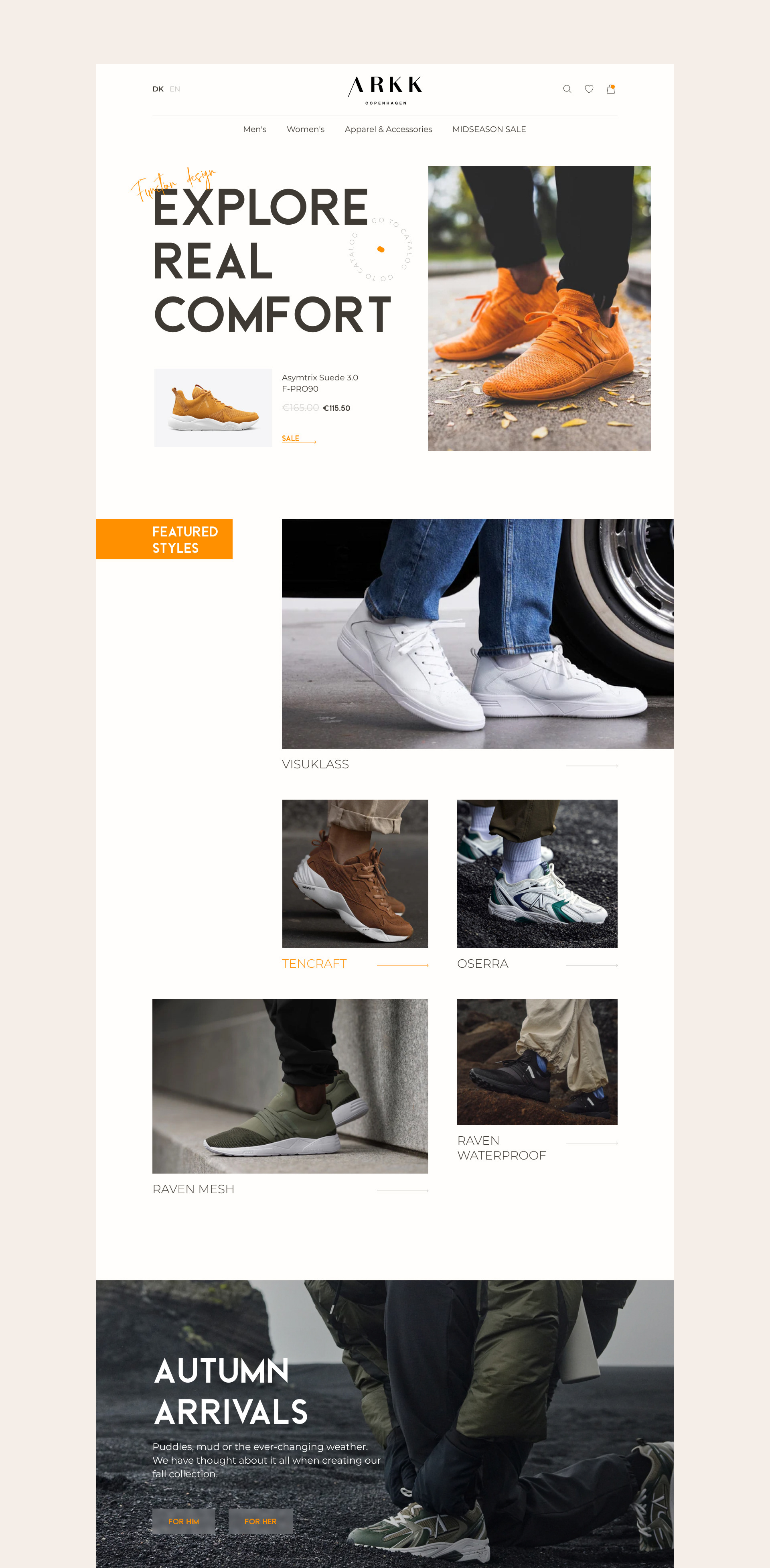 Кроссовки / Sneaker brand concept — Изображение №2 — Интерфейсы, Брендинг на Dprofile