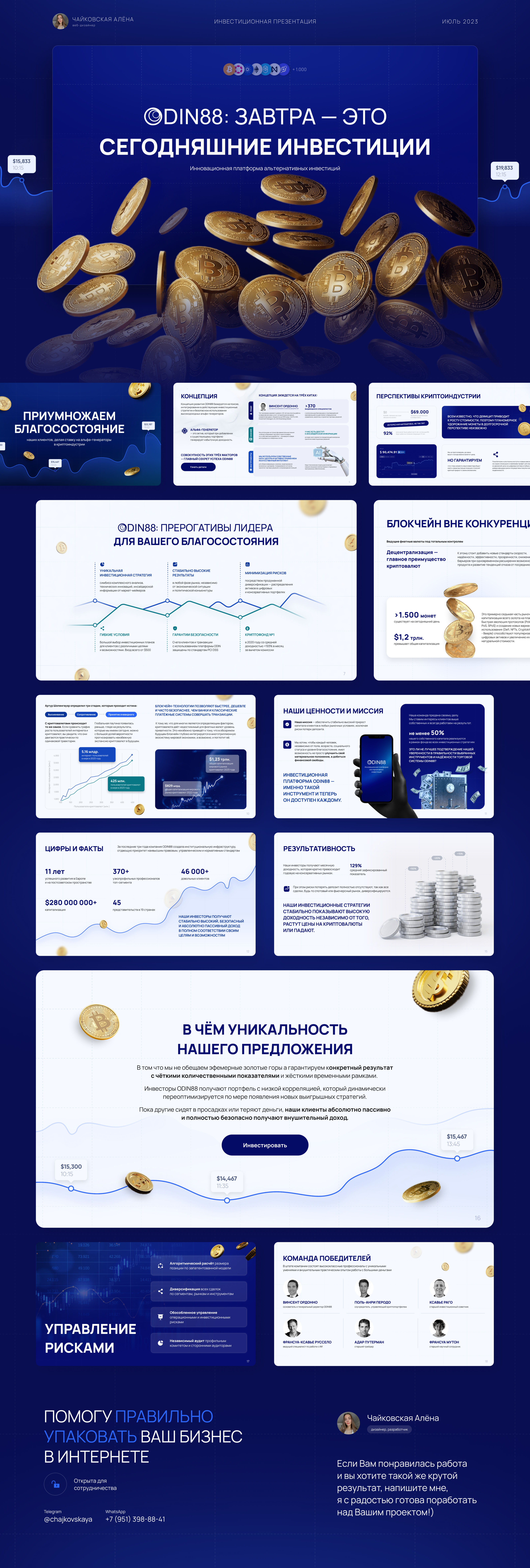 Презентация для платформы альтернативных инвестиций — Изображение №1 — Интерфейсы, Графика на Dprofile