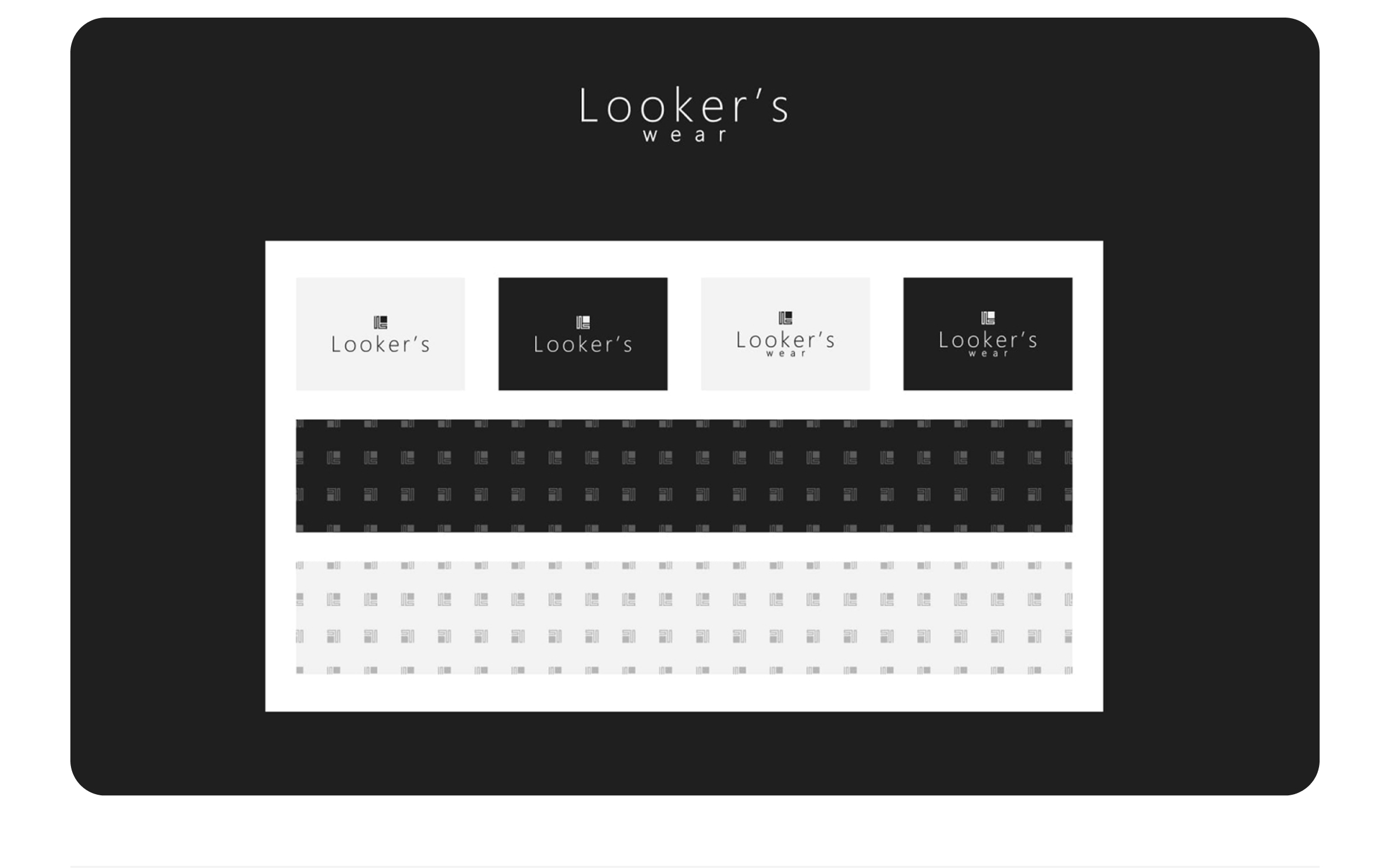Логотип и разработка сайта «Looker’s Wear» — Изображение №3 — Интерфейсы, Брендинг на Dprofile