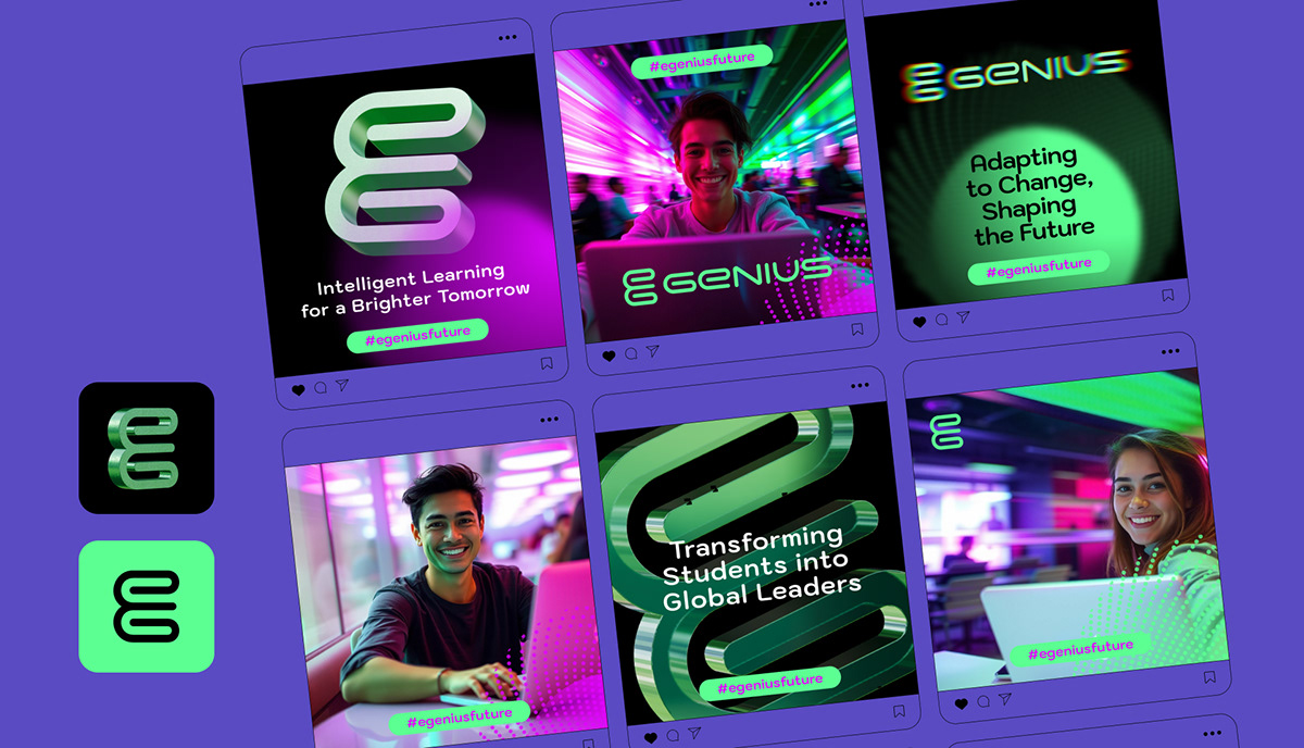 E-Genius платформа образования — Изображение №13 — Брендинг на Dprofile