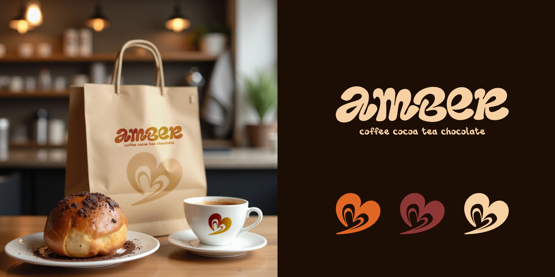 Amber Coffee Shop — Изображение №2 — Брендинг, Графика на Dprofile
