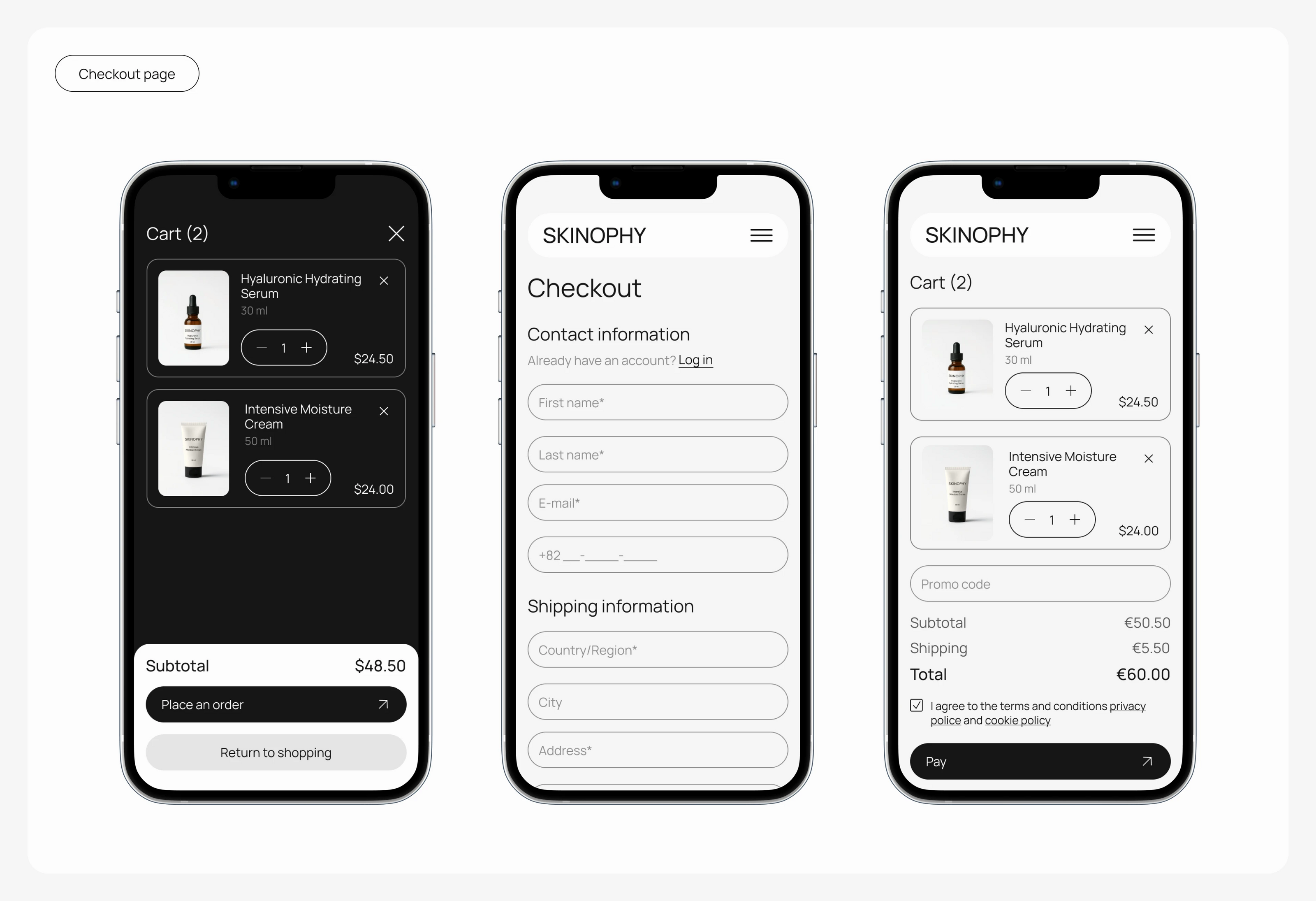 E-Commerce | Online store of the Korean cosmetic | Skinophy — Изображение №22 — Интерфейсы, Брендинг на Dprofile