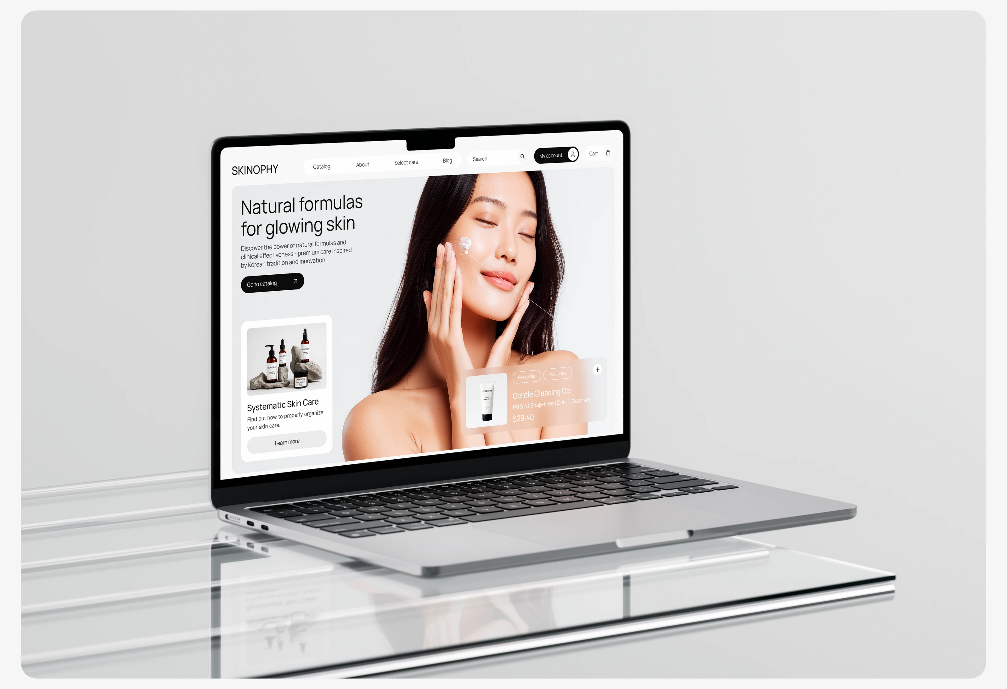 E-Commerce | Online store of the Korean cosmetic | Skinophy — Изображение №3 — Интерфейсы, Брендинг на Dprofile
