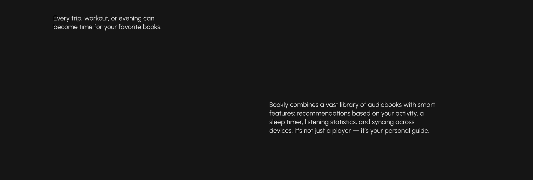 Mobile app for audio library | Bookly — Изображение №3 — Интерфейсы на Dprofile