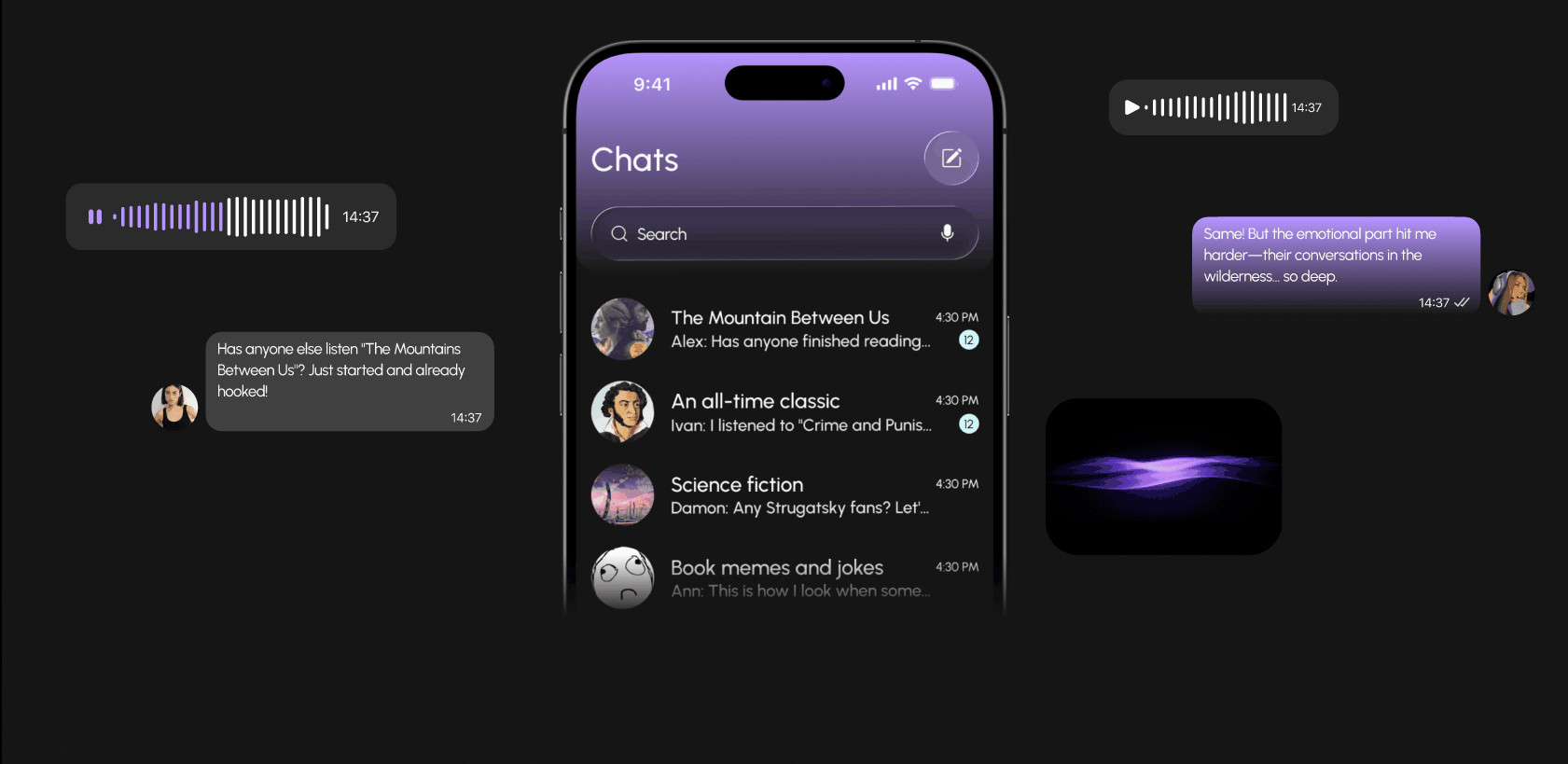 Mobile app for audio library | Bookly — Изображение №16 — Интерфейсы на Dprofile