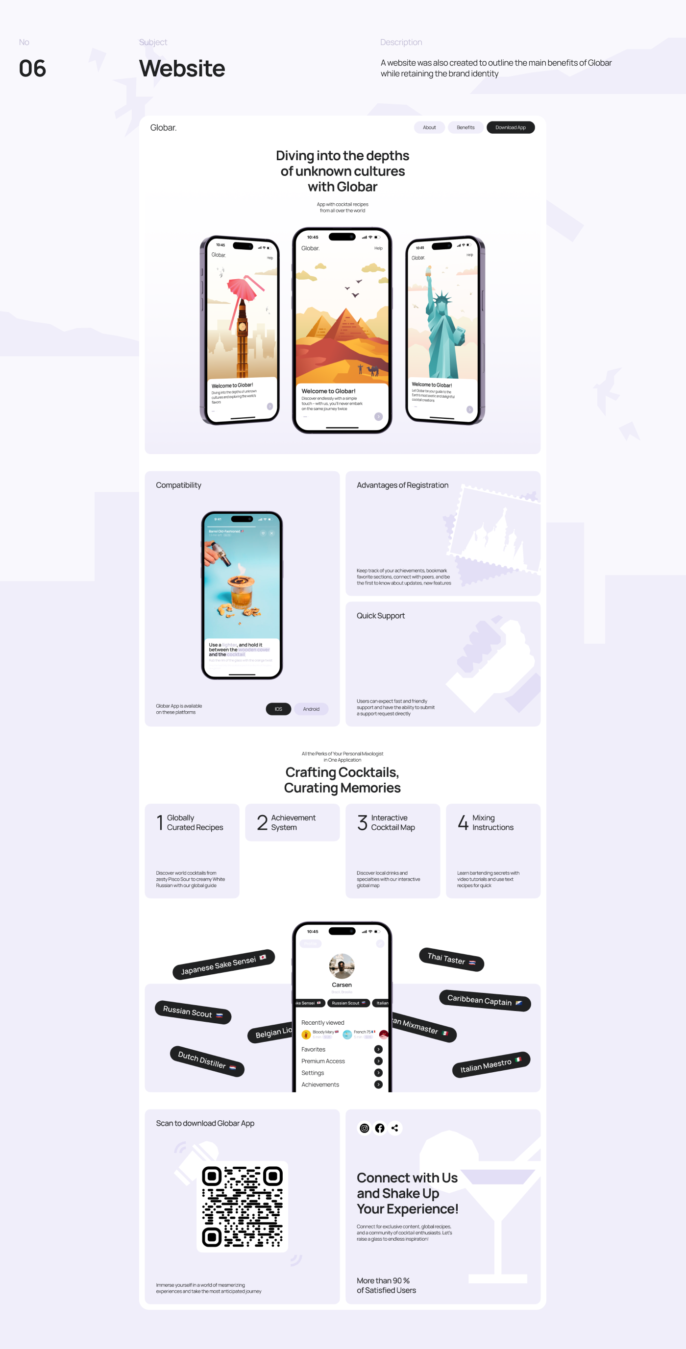 Globar App & Website — Изображение №10 — Интерфейсы, Графика на Dprofile