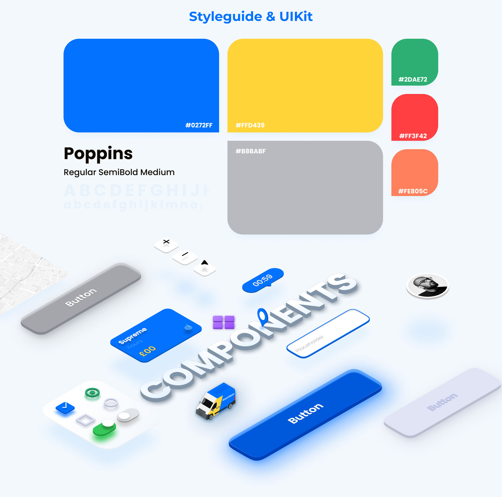 On-Demand Car Wash App — WashNear — Изображение №11 — Интерфейсы на Dprofile