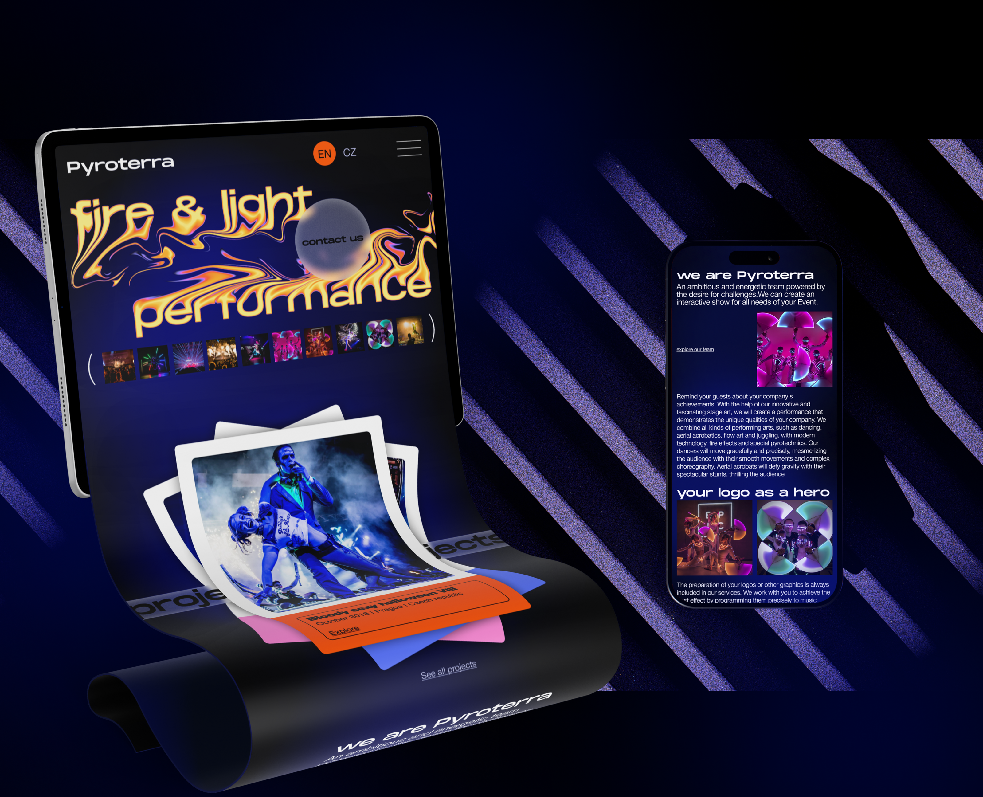 Pyroterra | Редизайн корпоративного сайта — Изображение №5 — Графика, Интерфейсы на Dprofile