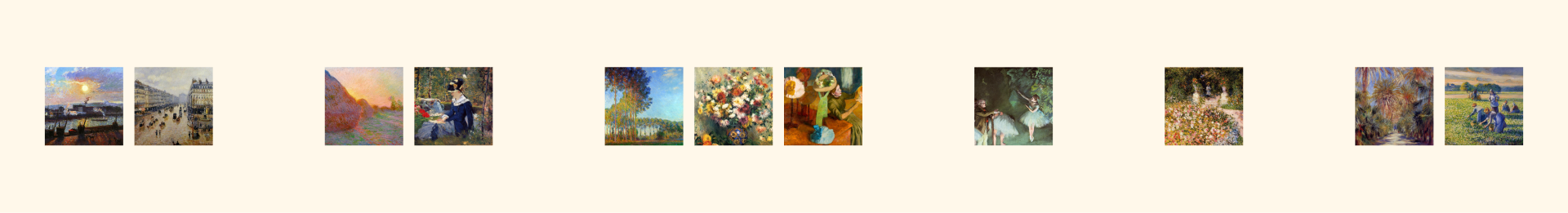 Art studio Impressionism | Дизайн-концепция лендинга — Изображение №8 — Графика, Интерфейсы на Dprofile