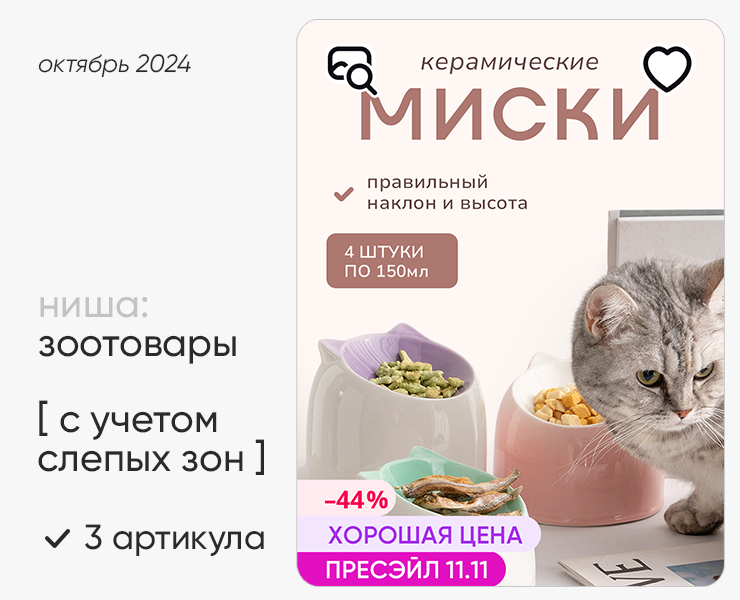 Инфографика Wildberries / миски для питомцев/ зоотовары — Графика, Маркетинг на Dprofile
