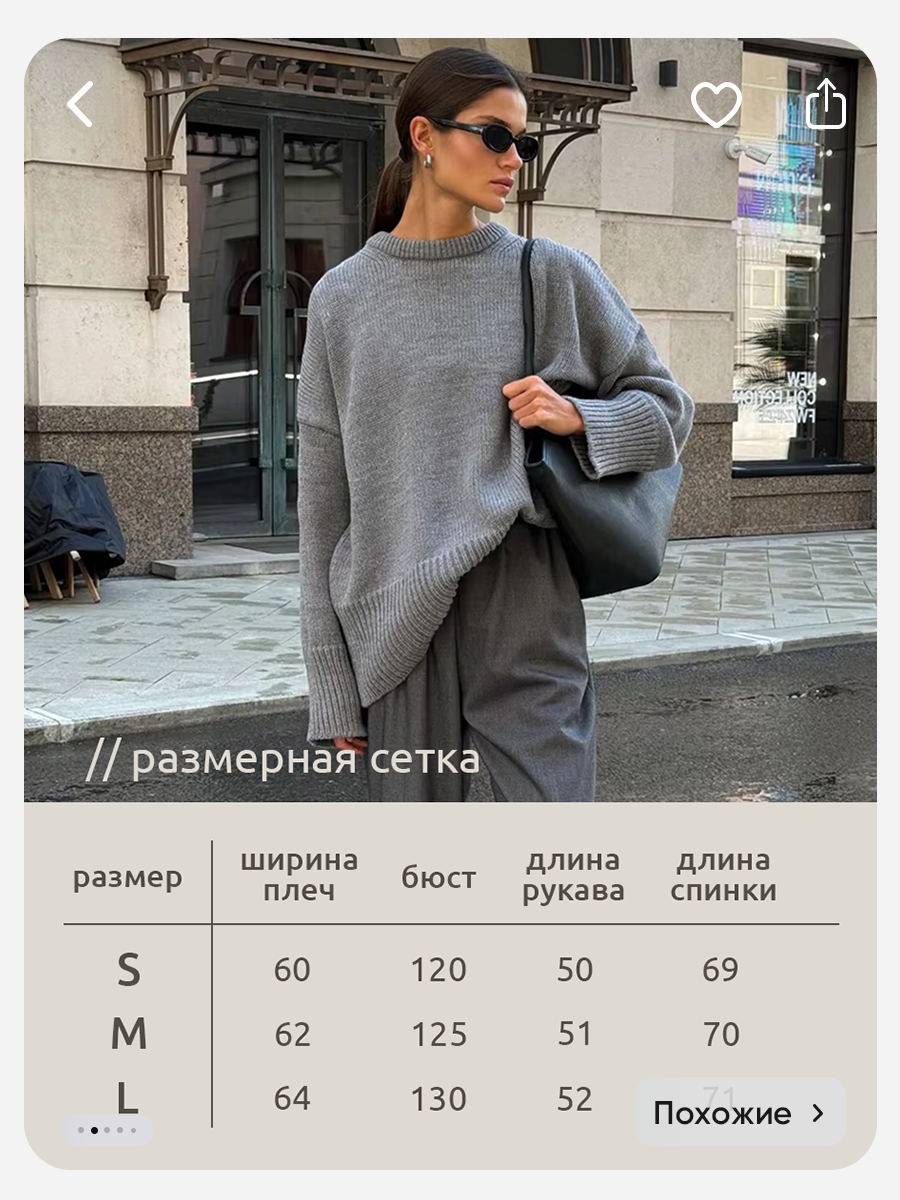 Инфографика Wildberries / свитер, женская одежда — Изображение №17 — Графика, Маркетинг на Dprofile
