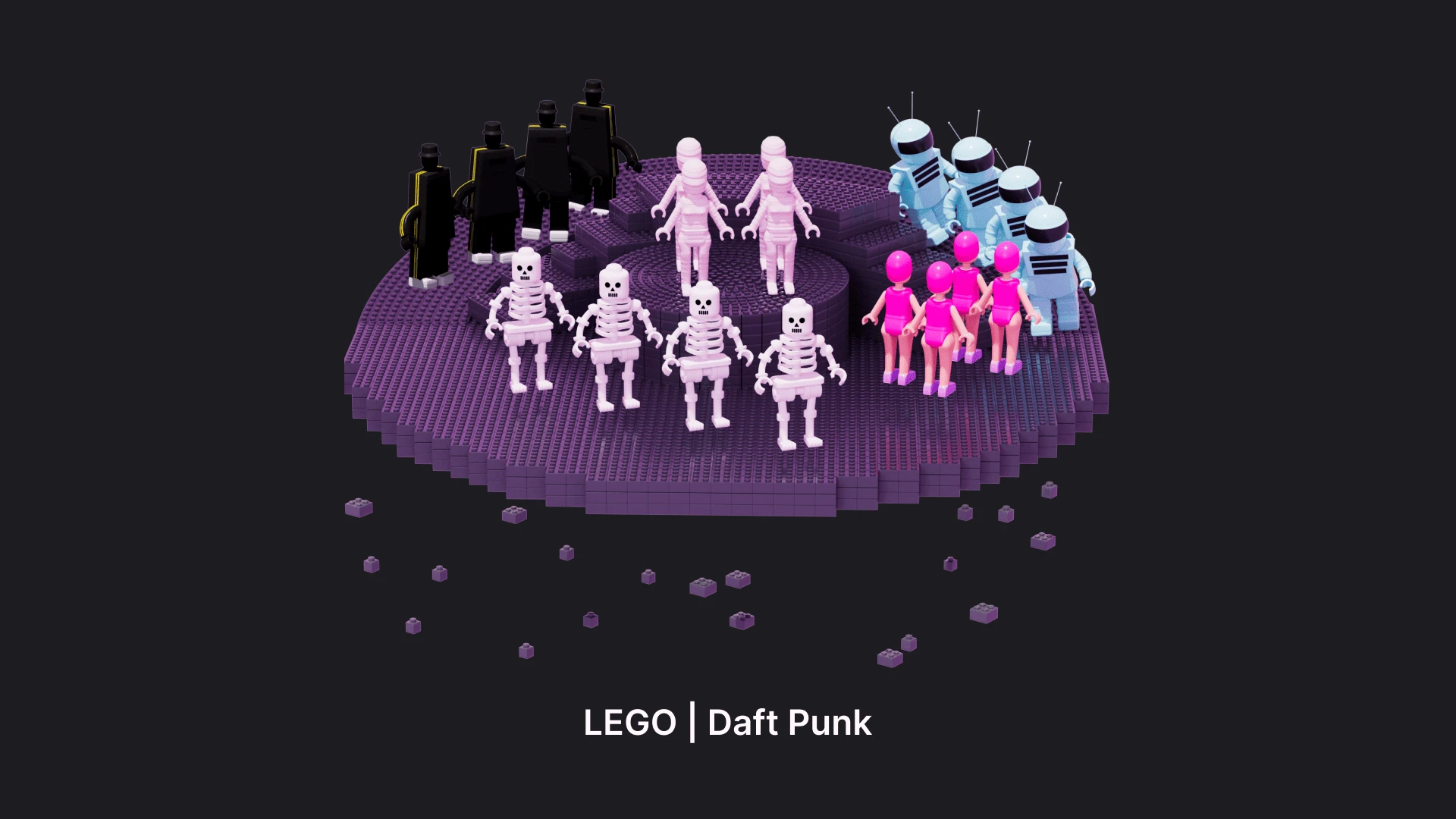 А если... LEGO Daft Punk — Изображение №1 — 3D, Анимация на Dprofile