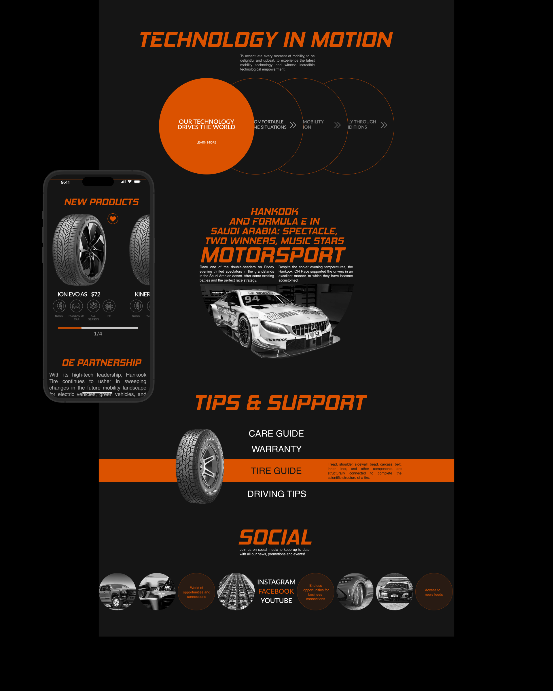 E-commerce. Redesign Hankook — Изображение №3 — Интерфейсы, Анимация на Dprofile