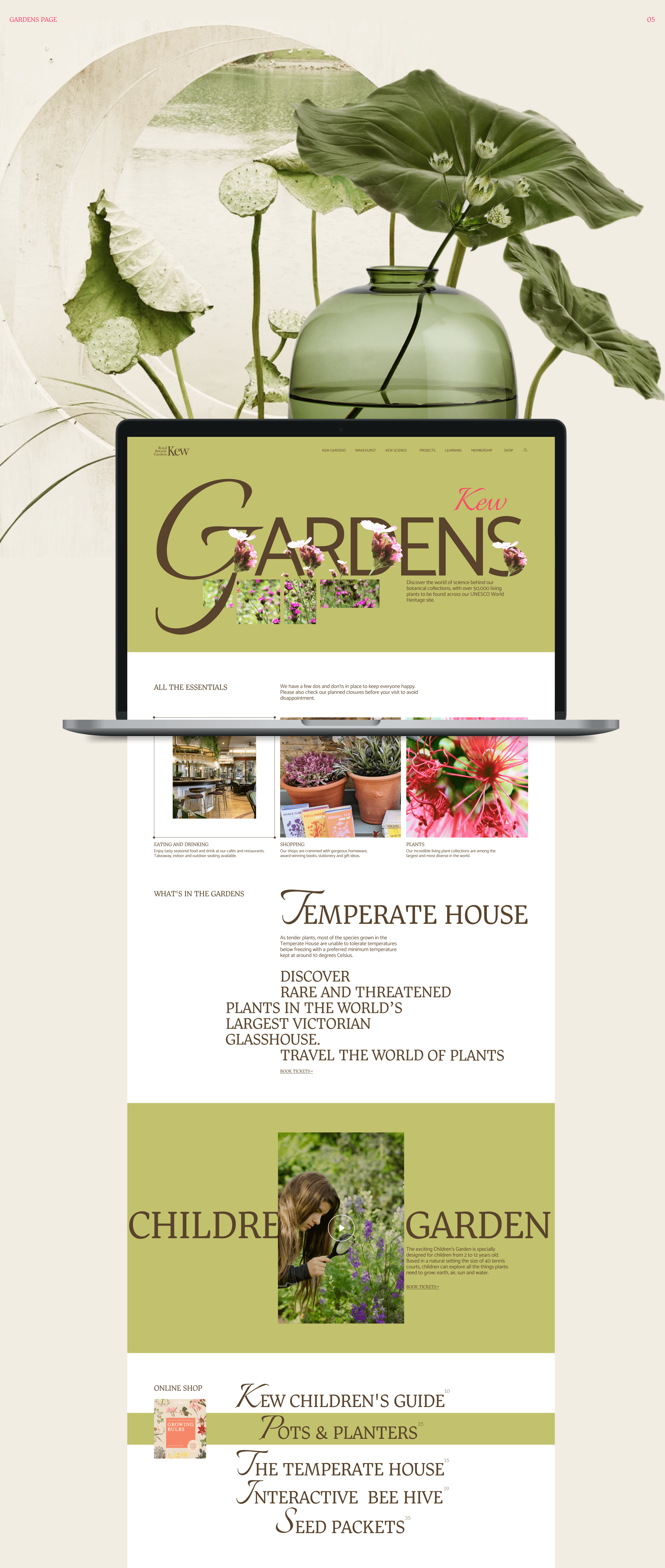 KEW Botanic Gardens — Изображение №8 — Интерфейсы на Dprofile