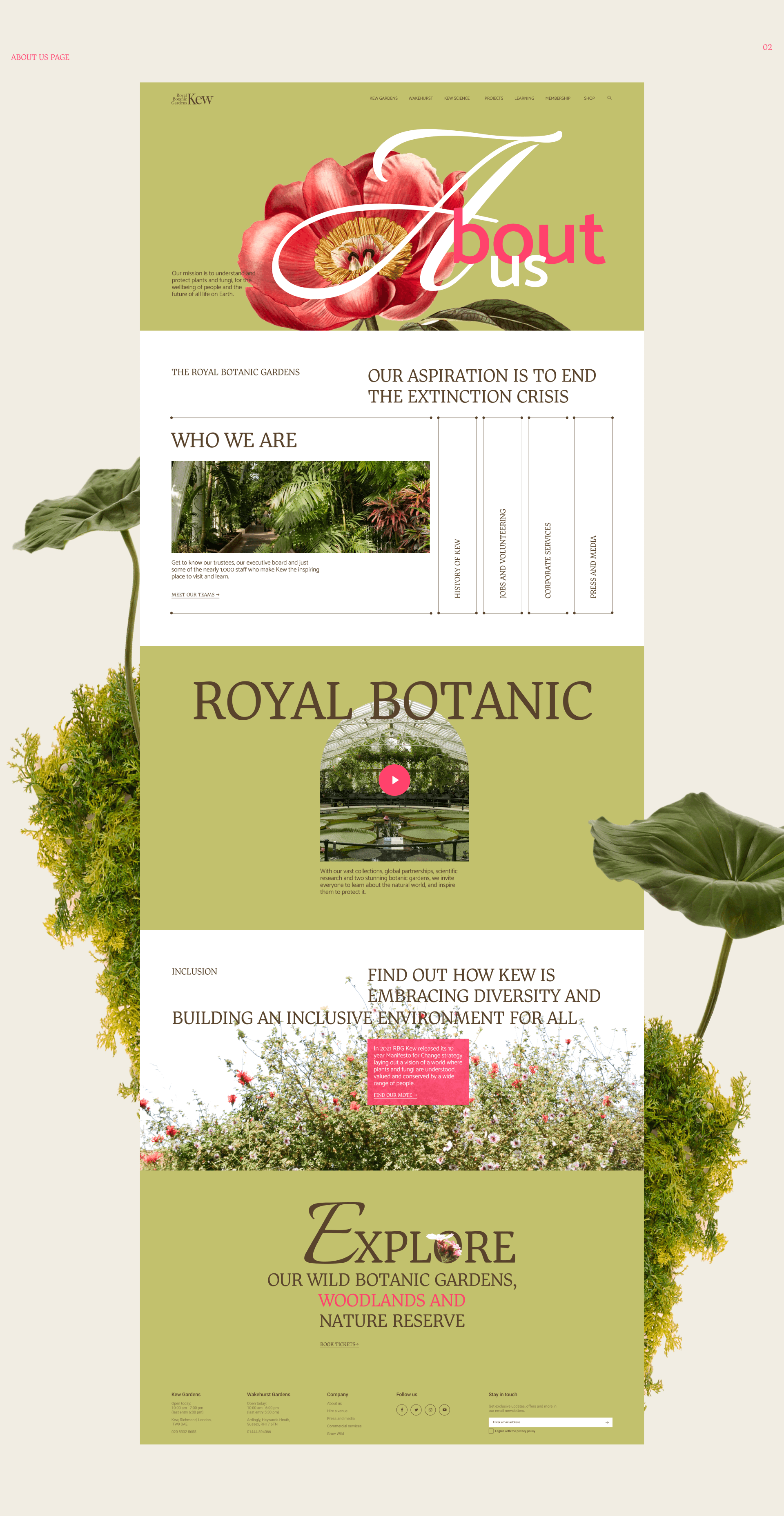 KEW Botanic Gardens — Изображение №4 — Интерфейсы на Dprofile