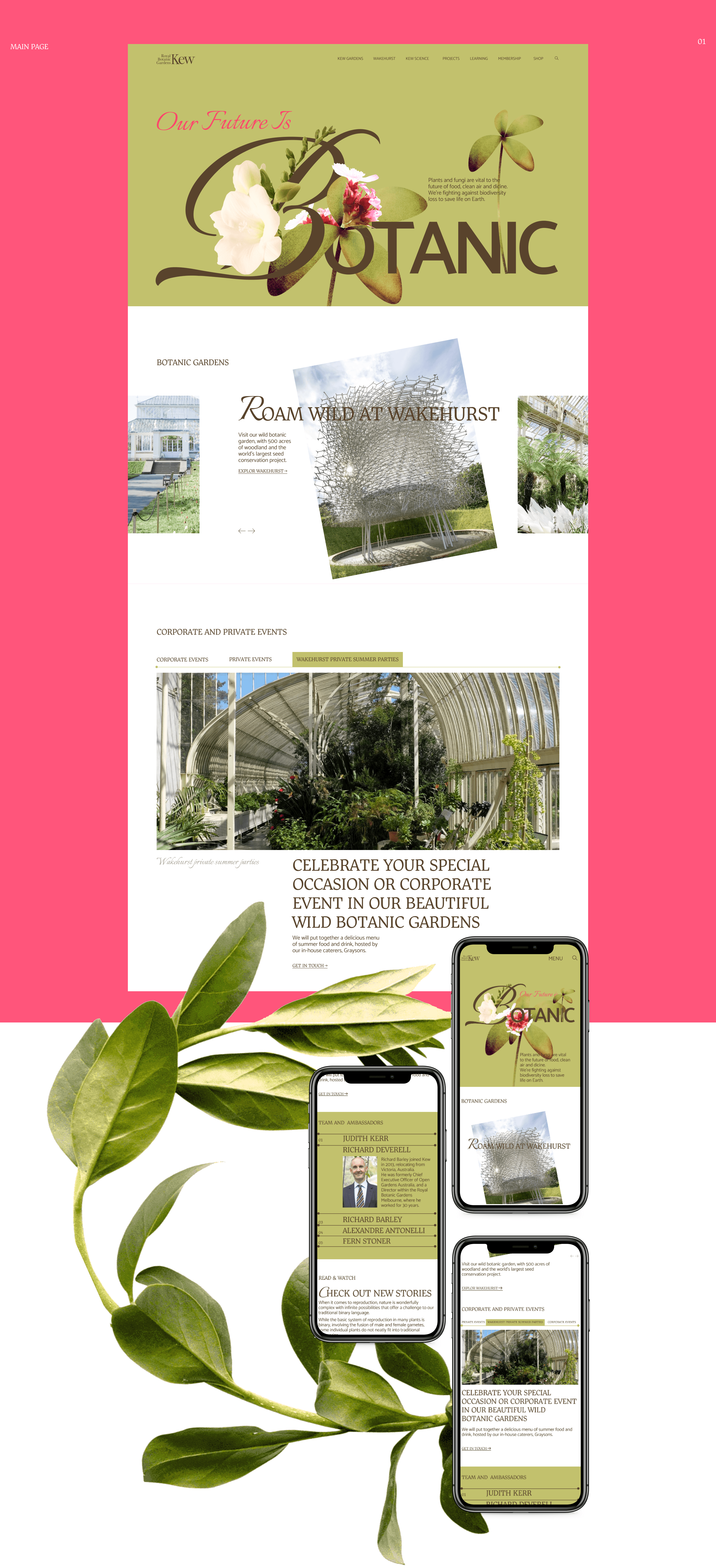 KEW Botanic Gardens — Изображение №2 — Интерфейсы на Dprofile