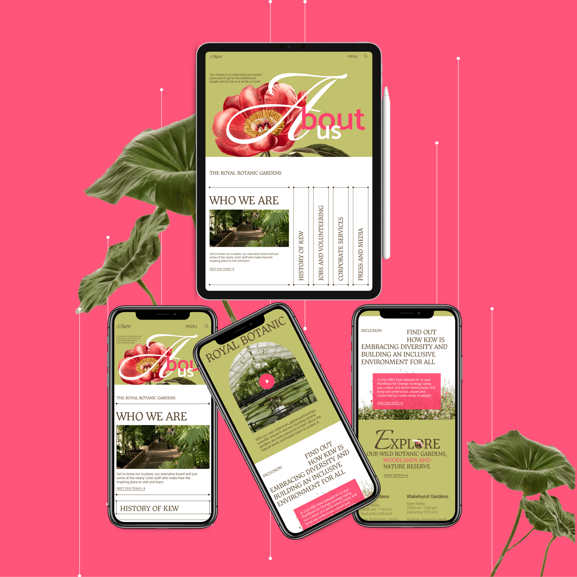 KEW Botanic Gardens — Изображение №5 — Интерфейсы на Dprofile