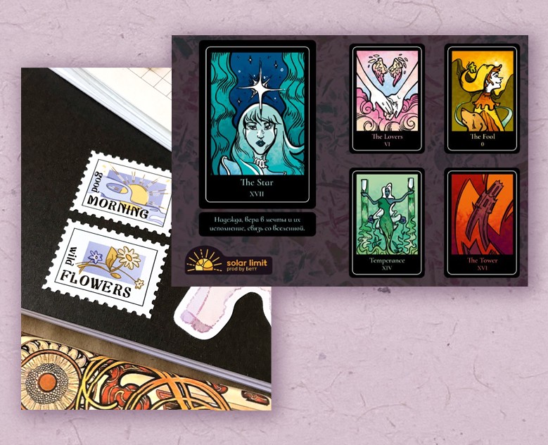 Иллюстрации для наклеек — Брендинг, Иллюстрация на Dprofile