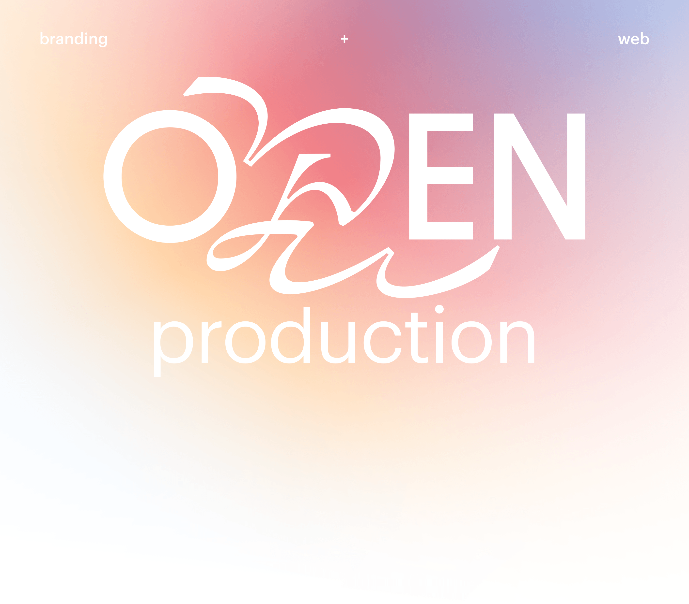 Branding and web for Open production — Изображение №1 — Интерфейсы, Брендинг на Dprofile