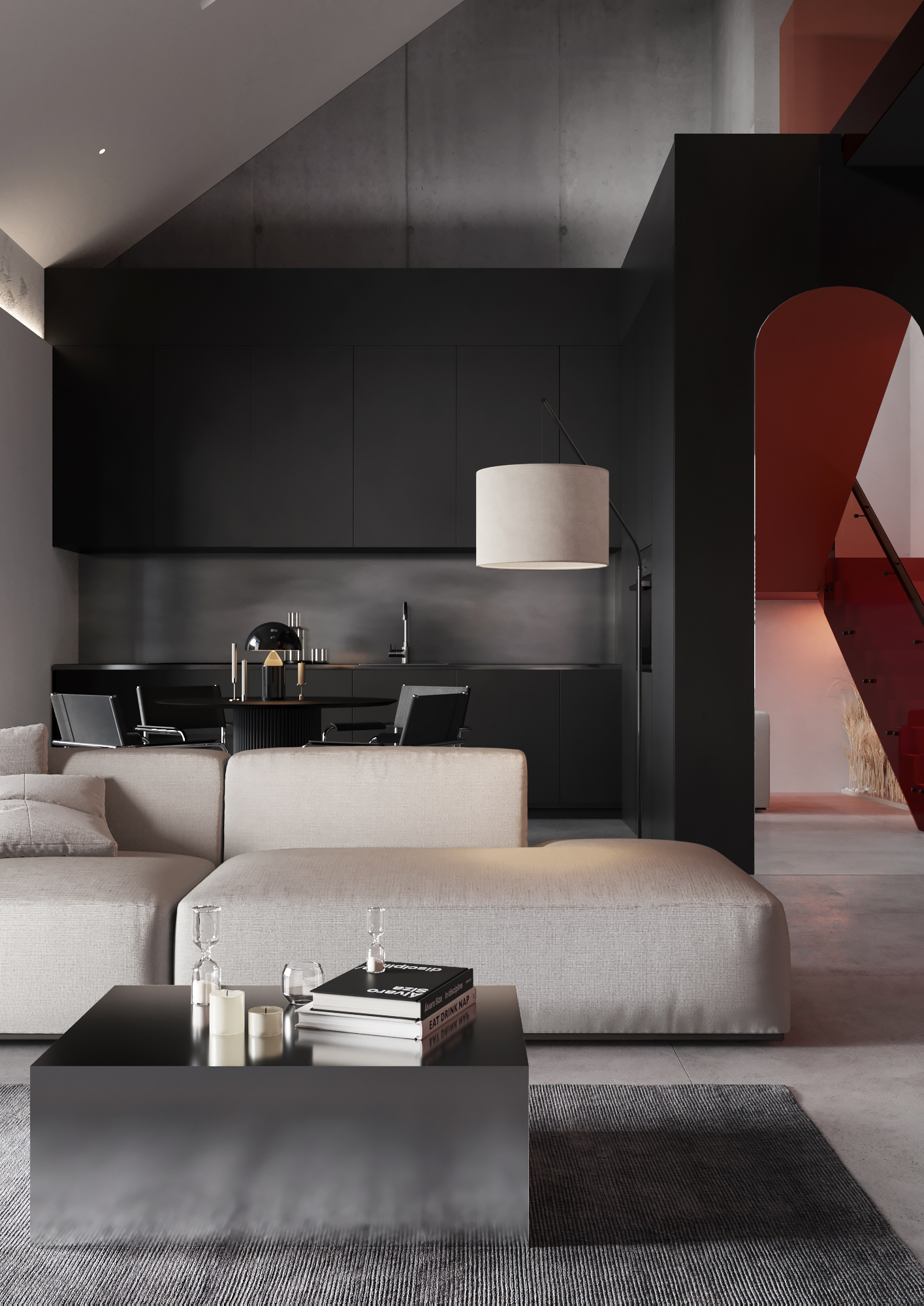 2-STOREY APARTMENT — Изображение №2 — Иллюстрация, 3D на Dprofile