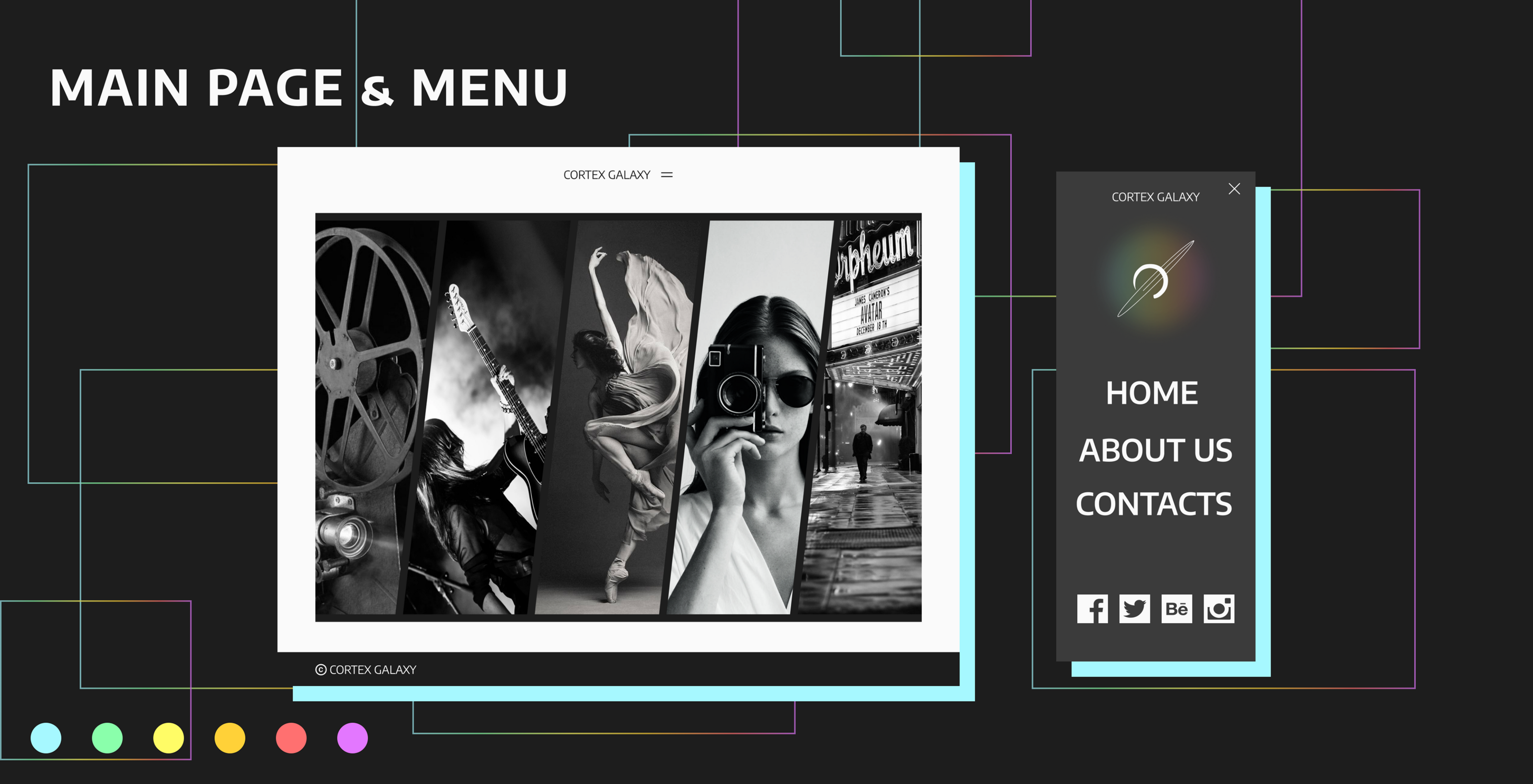 Cortex Galaxy//Design Concept — Изображение №9 — Интерфейсы на Dprofile