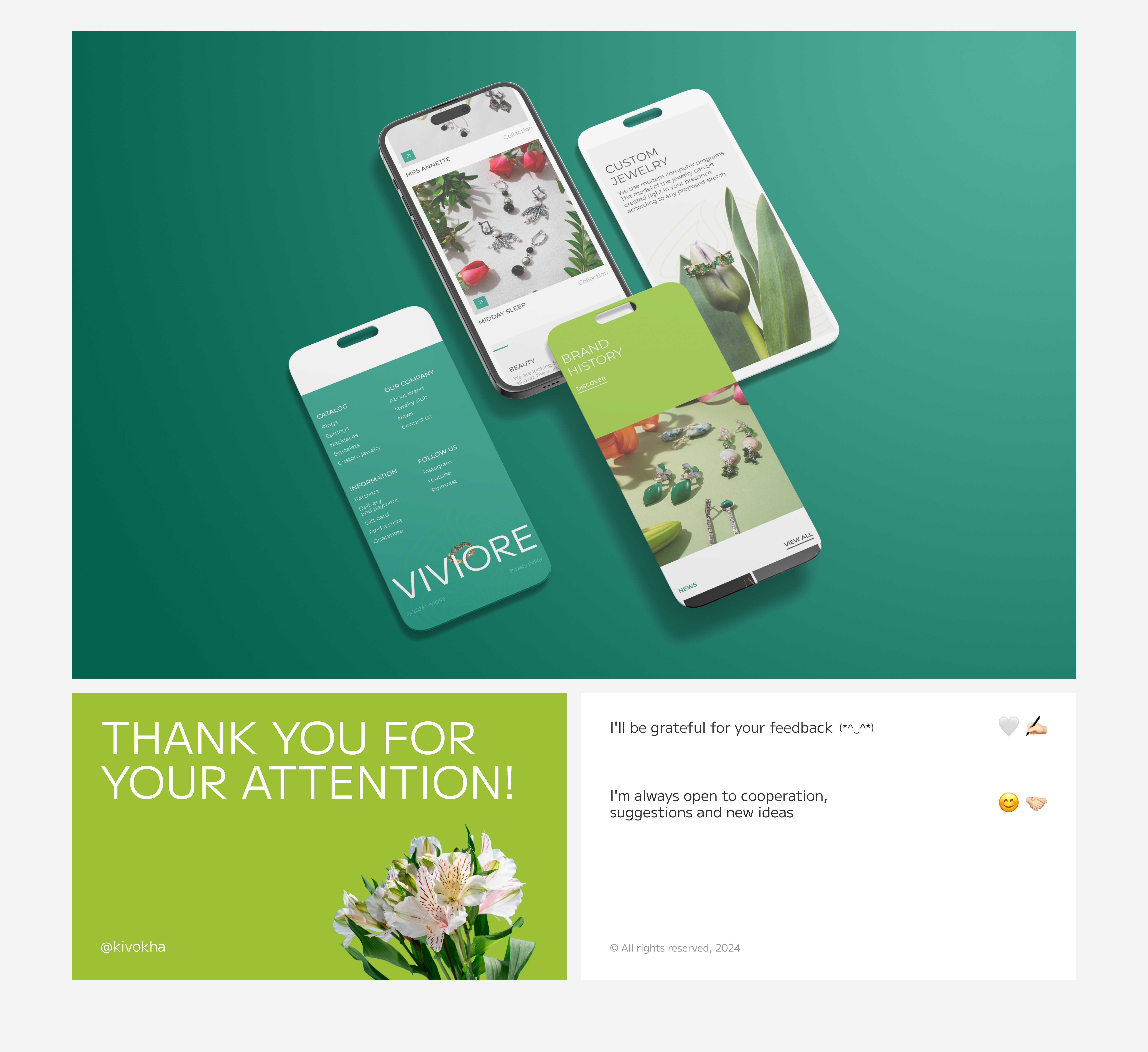 VIVIORE | Design concept — Изображение №12 — Интерфейсы на Dprofile