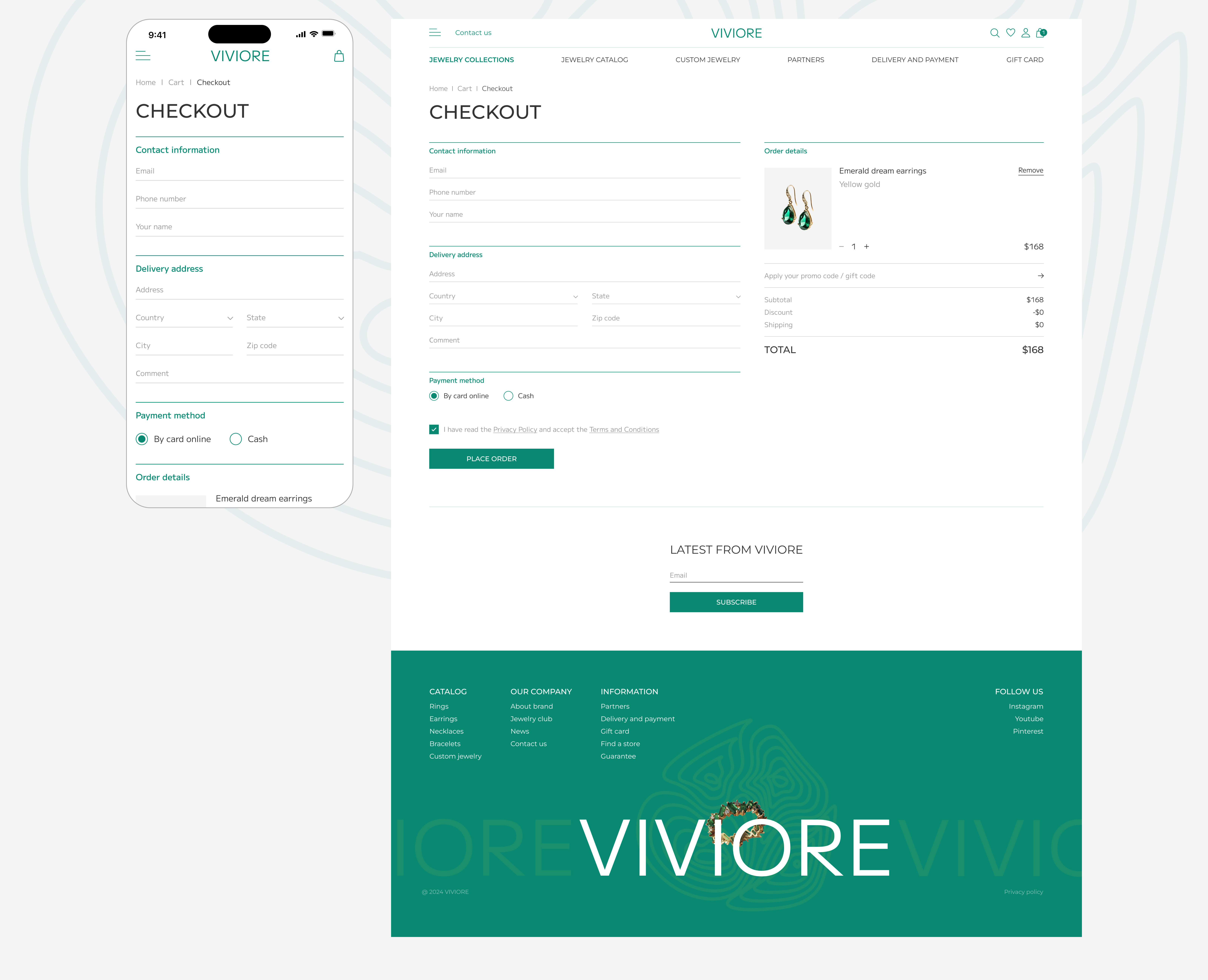 VIVIORE | Design concept — Изображение №11 — Интерфейсы на Dprofile