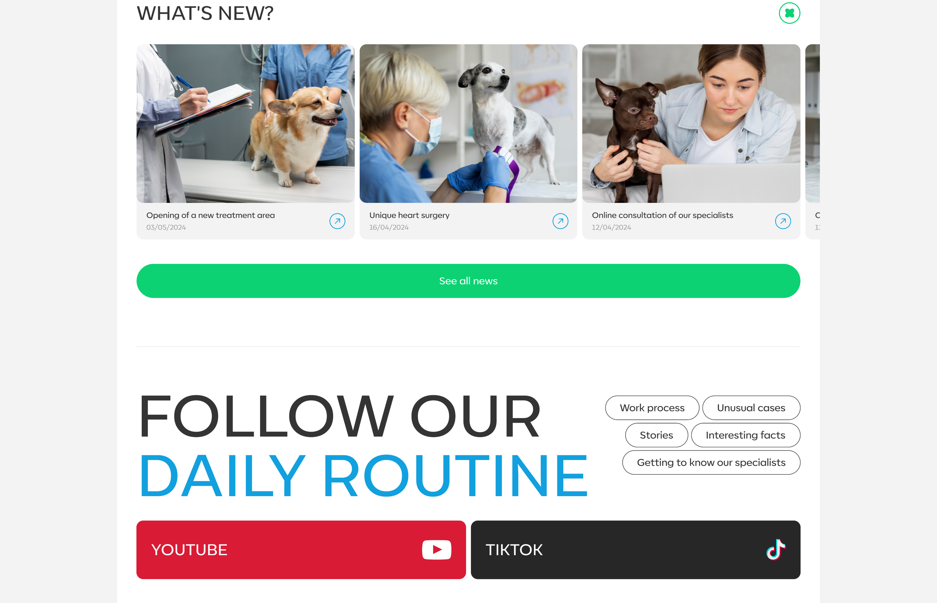 FRIENDEL | Vet clinic — Изображение №7 — Интерфейсы на Dprofile